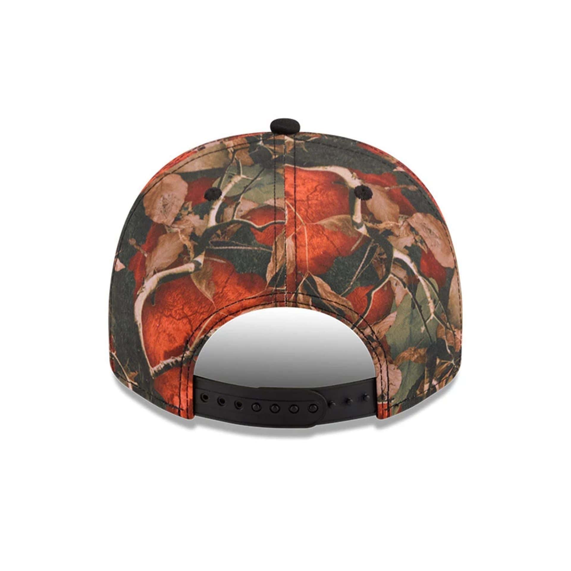 Chicago White Sox MLB Leaves Bright Orange 9FIFTY A-Frame Snapback Cap - Image 7