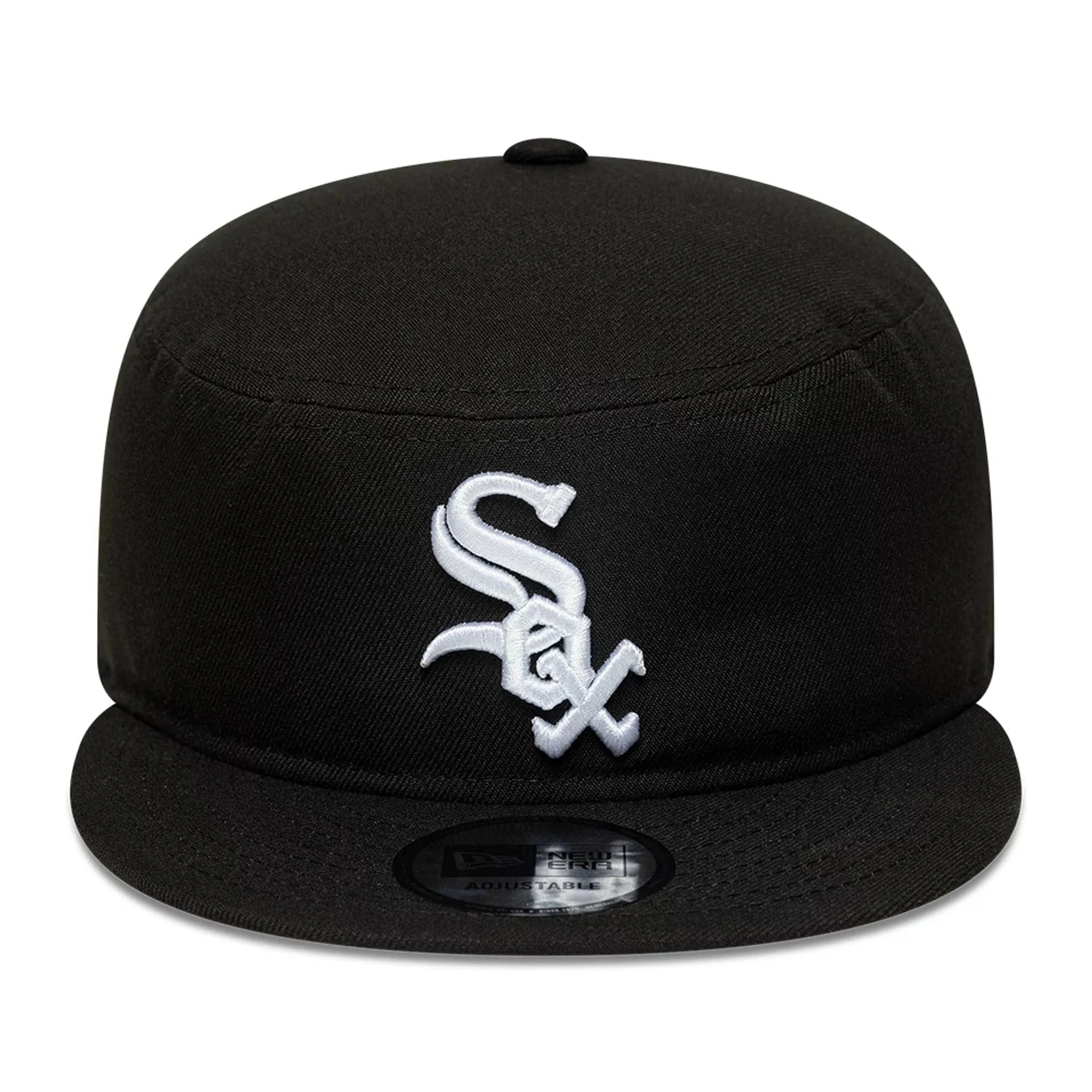 Chicago White Sox MLB Poly Black Pillbox Adjustable Cap - Image 2