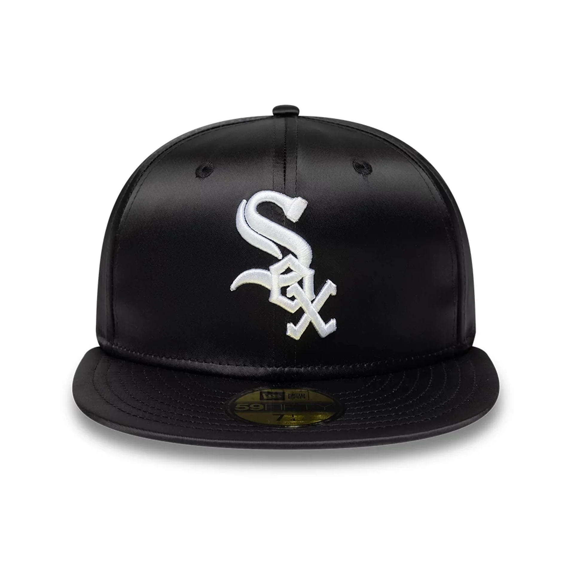 Chicago White Sox MLB Satin Black 59FIFTY Fitted Cap - Image 2