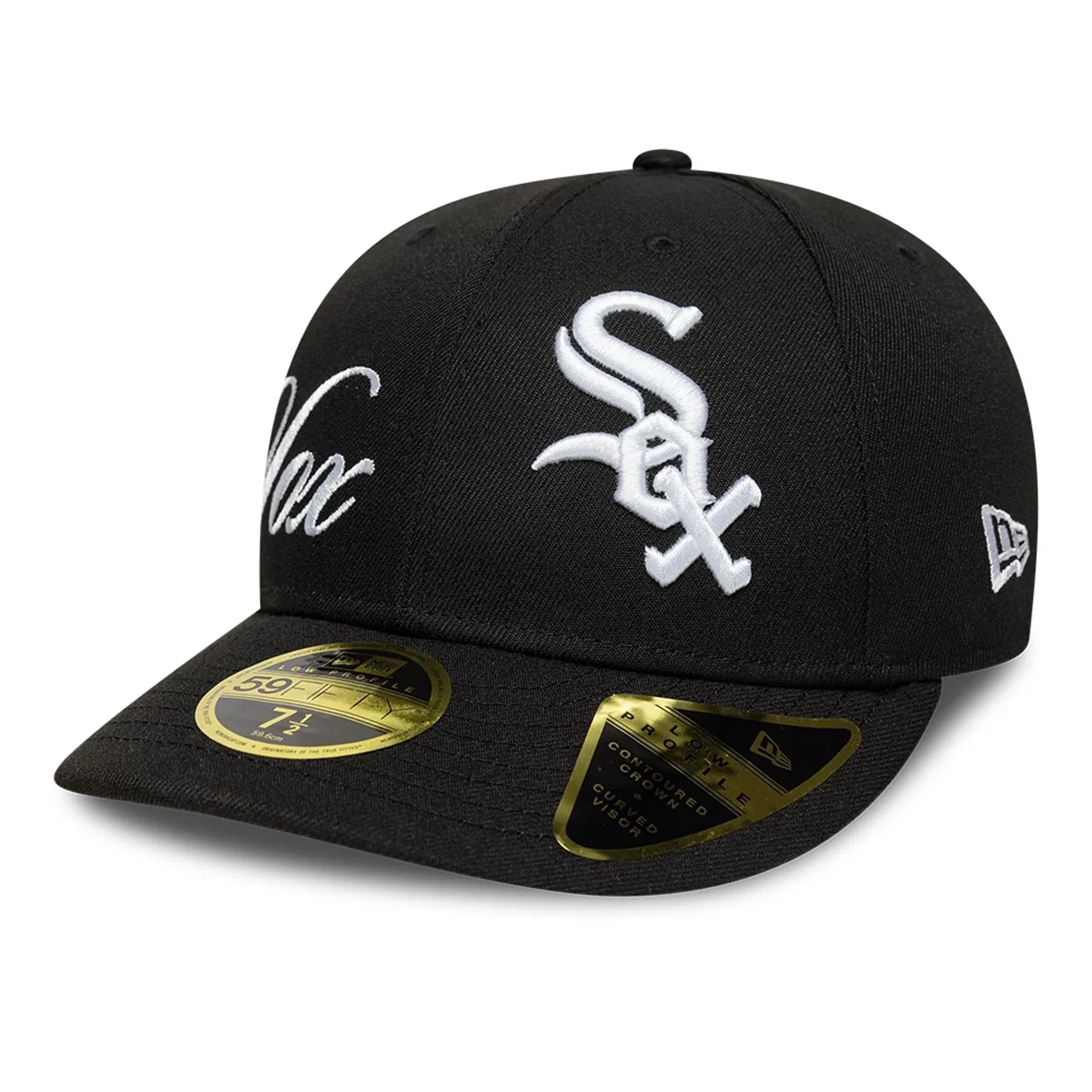Chicago White Sox MLB Side Script Black Low Profile 59FIFTY Fitted Cap - Image 4