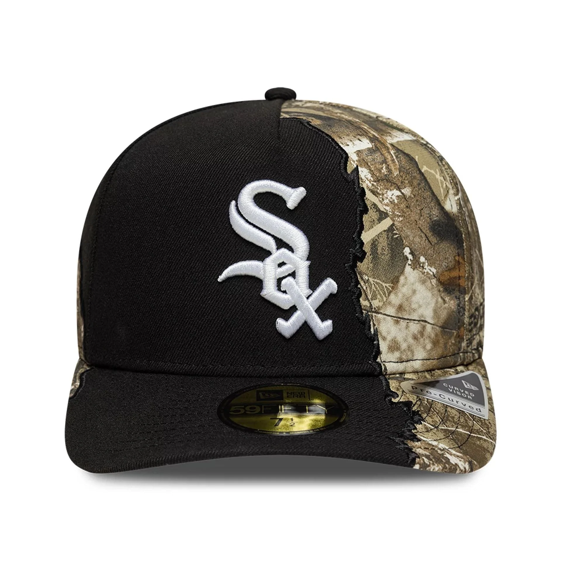Chicago White Sox MLB Split Realtree Black 59FIFTY A-Frame Fitted Cap - Image 2