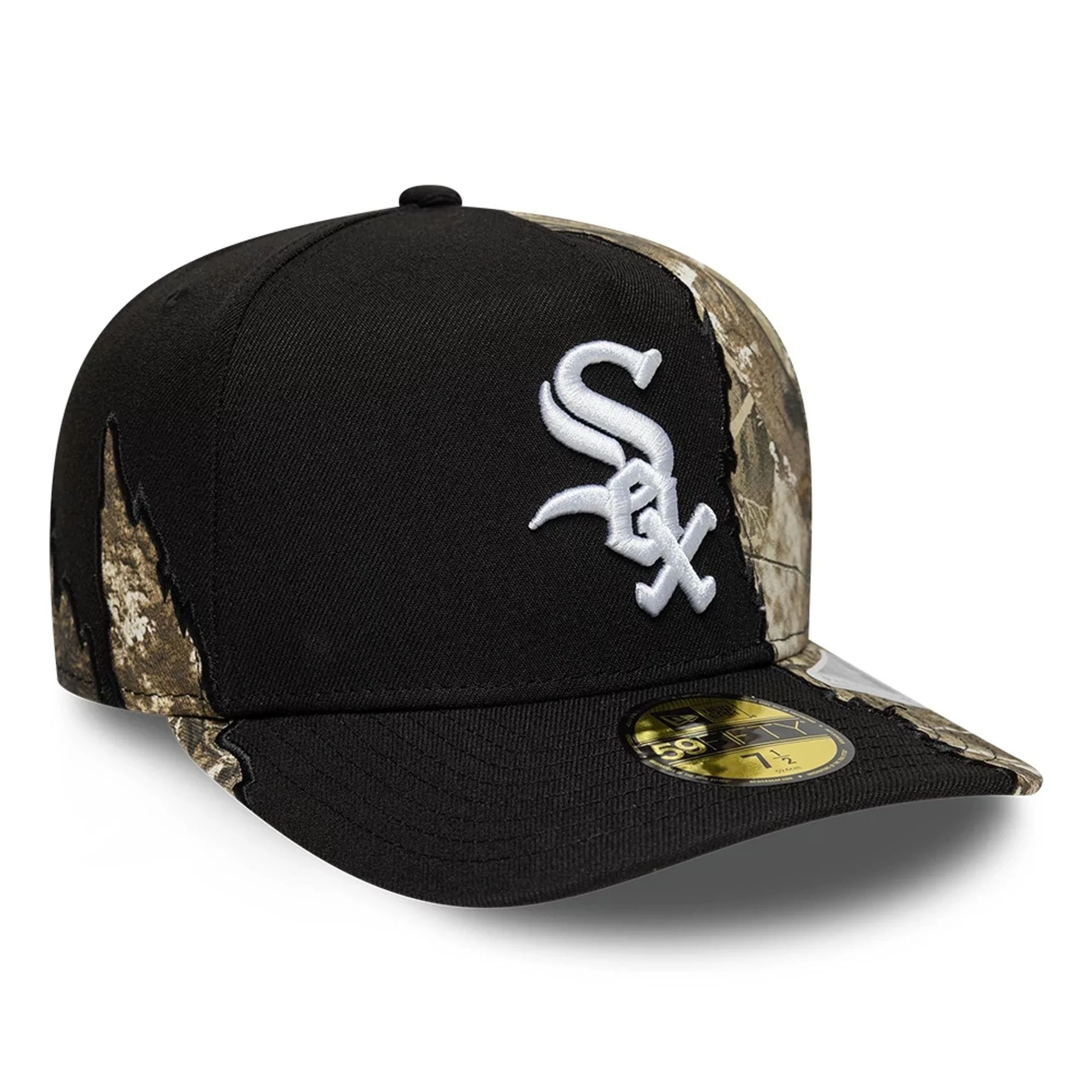 Chicago White Sox MLB Split Realtree Black 59FIFTY A-Frame Fitted Cap - Image 3