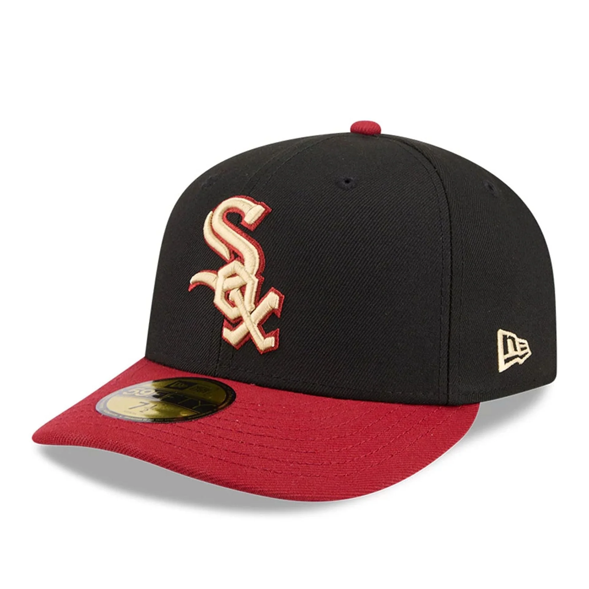 Chicago White Sox MLB Team Cards Black 59FIFTY Fitted Cap - Image 4
