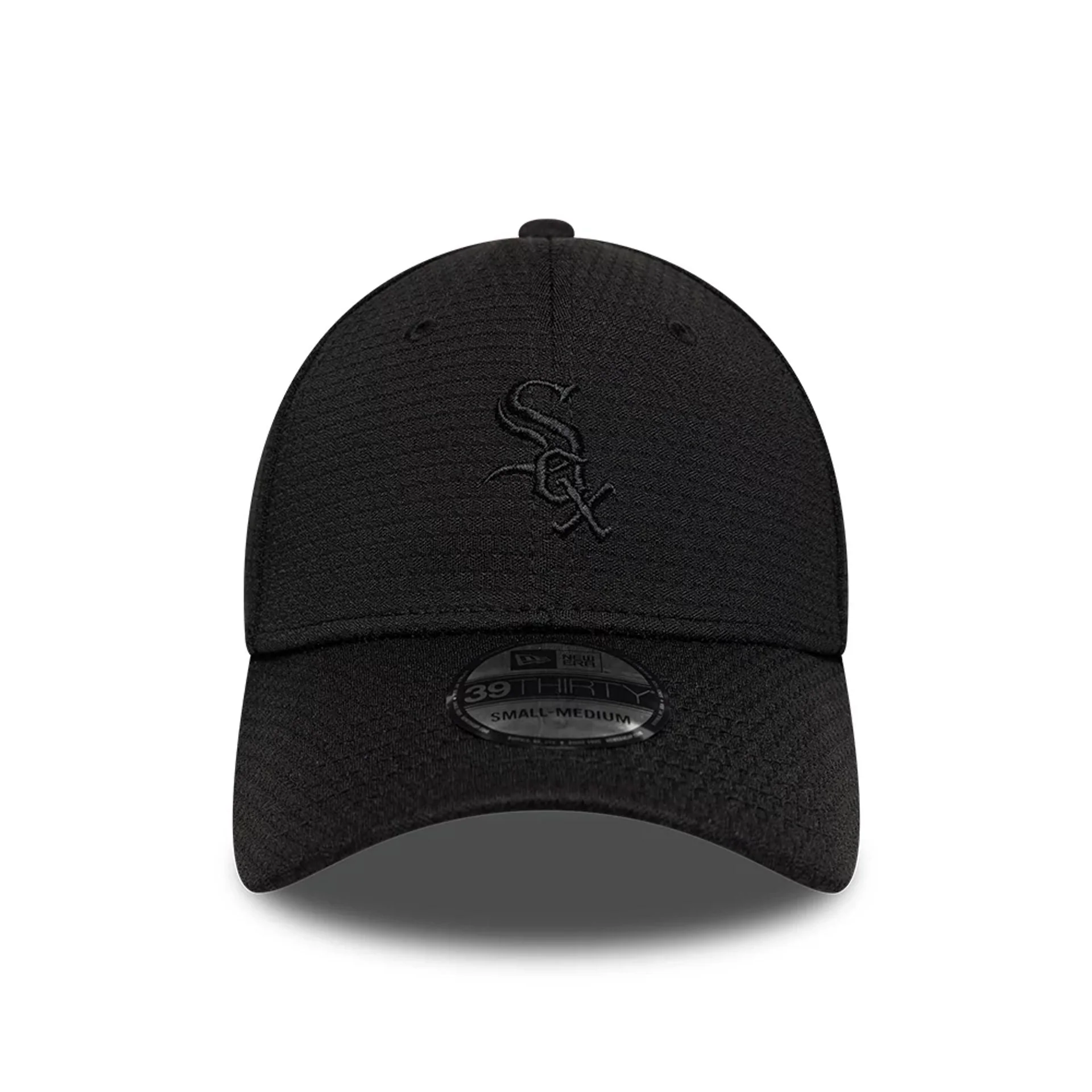 Chicago White Sox MLB Tech Black 39THIRTY Stretch Fit Cap - Image 2