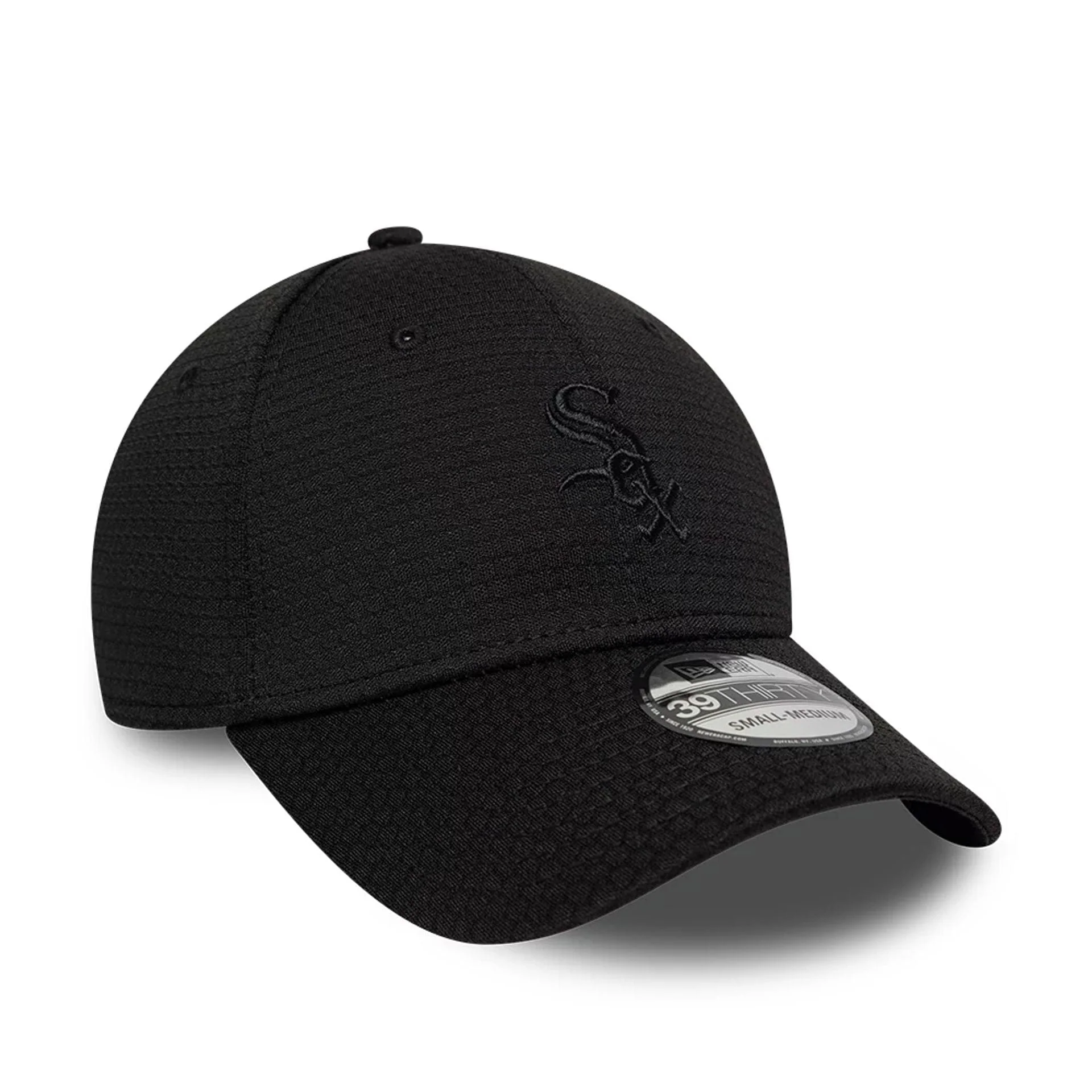 Chicago White Sox MLB Tech Black 39THIRTY Stretch Fit Cap - Image 3