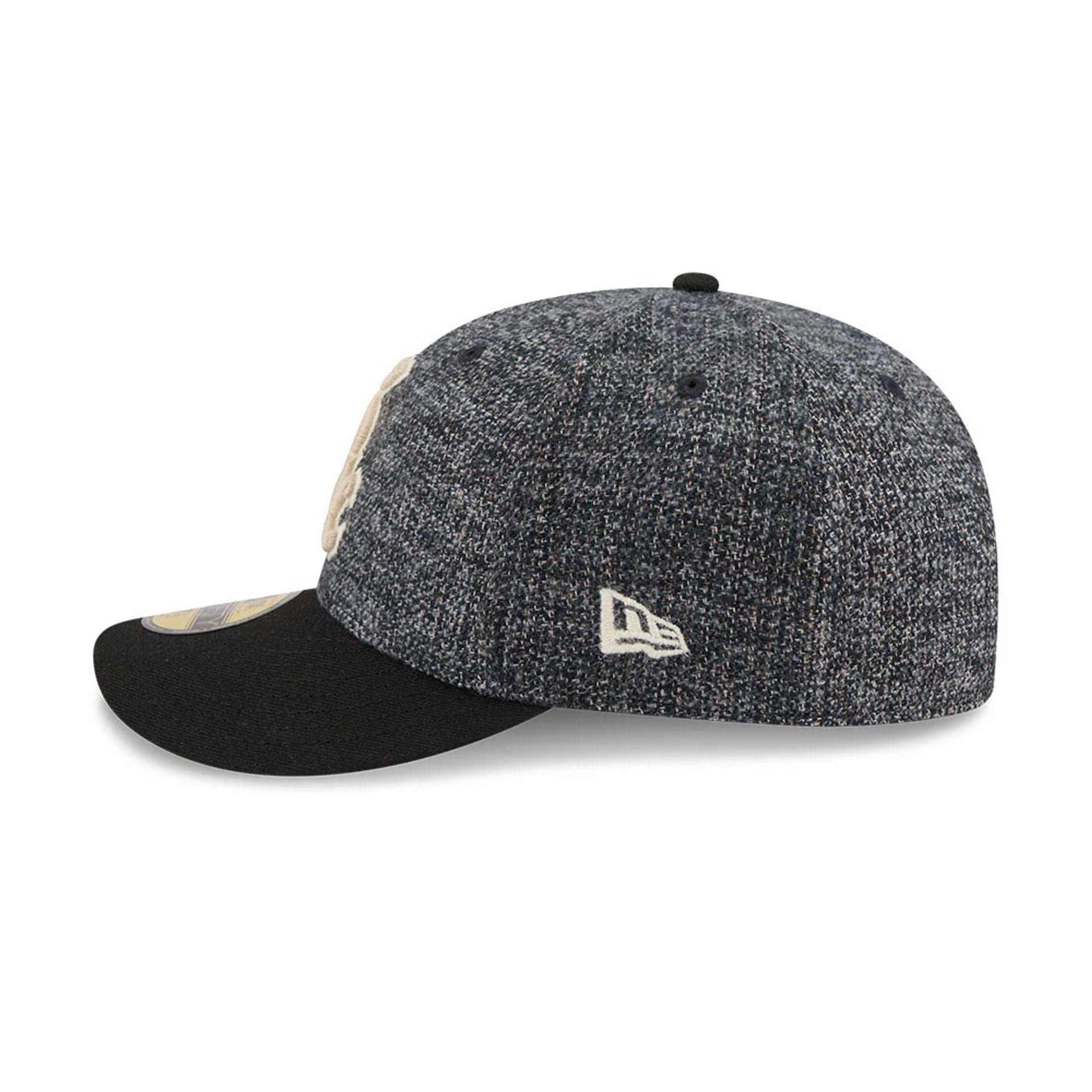 Chicago White Sox MLB Tweedy Cotton Black 59FIFTY Fitted Cap - Image 5