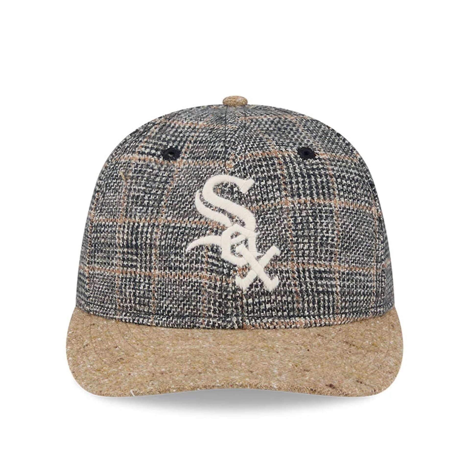 Chicago White Sox MLB Vintage Tweed Open Blue Retro Crown 59FIFTY Fitted Cap - Image 3