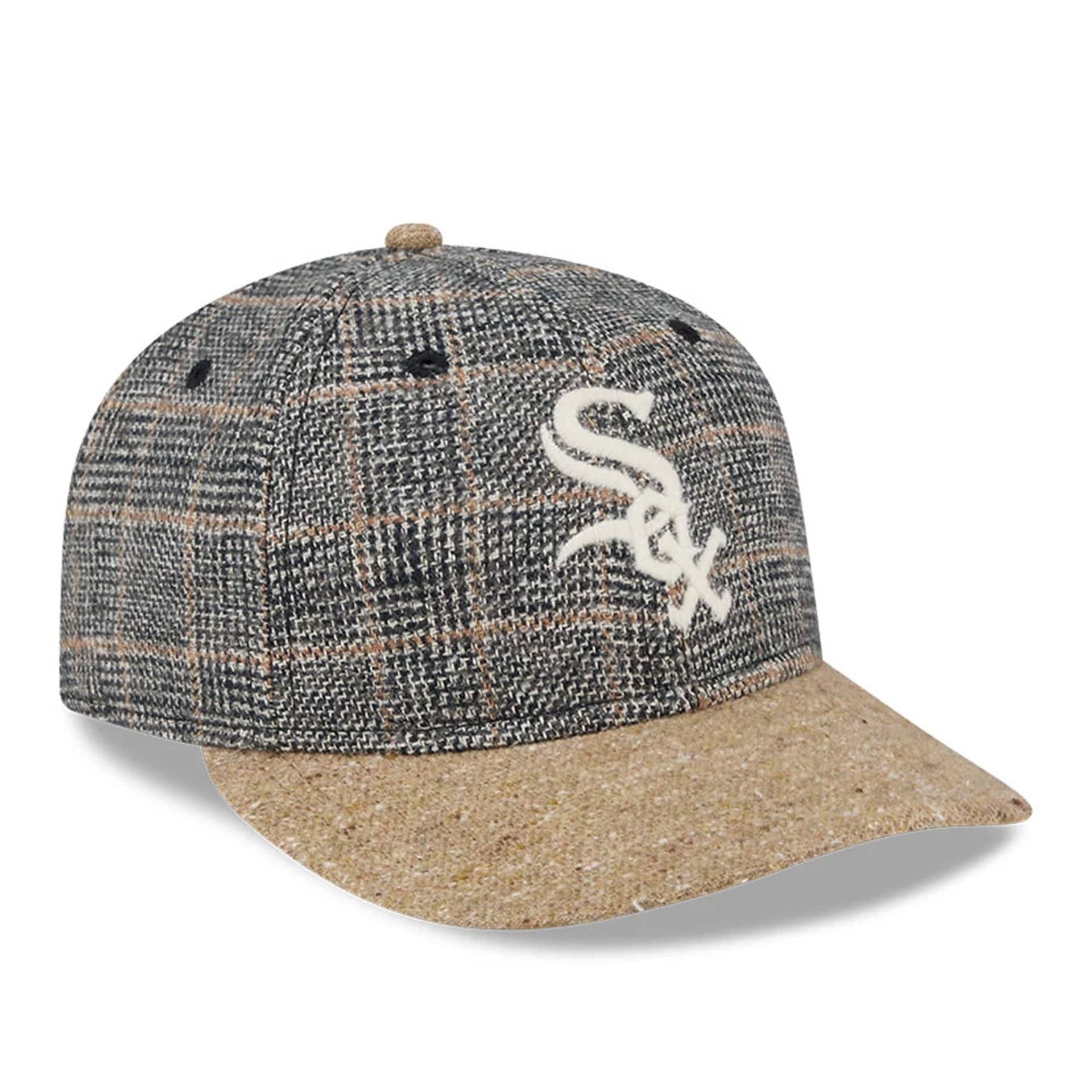 Chicago White Sox MLB Vintage Tweed Open Blue Retro Crown 59FIFTY Fitted Cap - Image 4