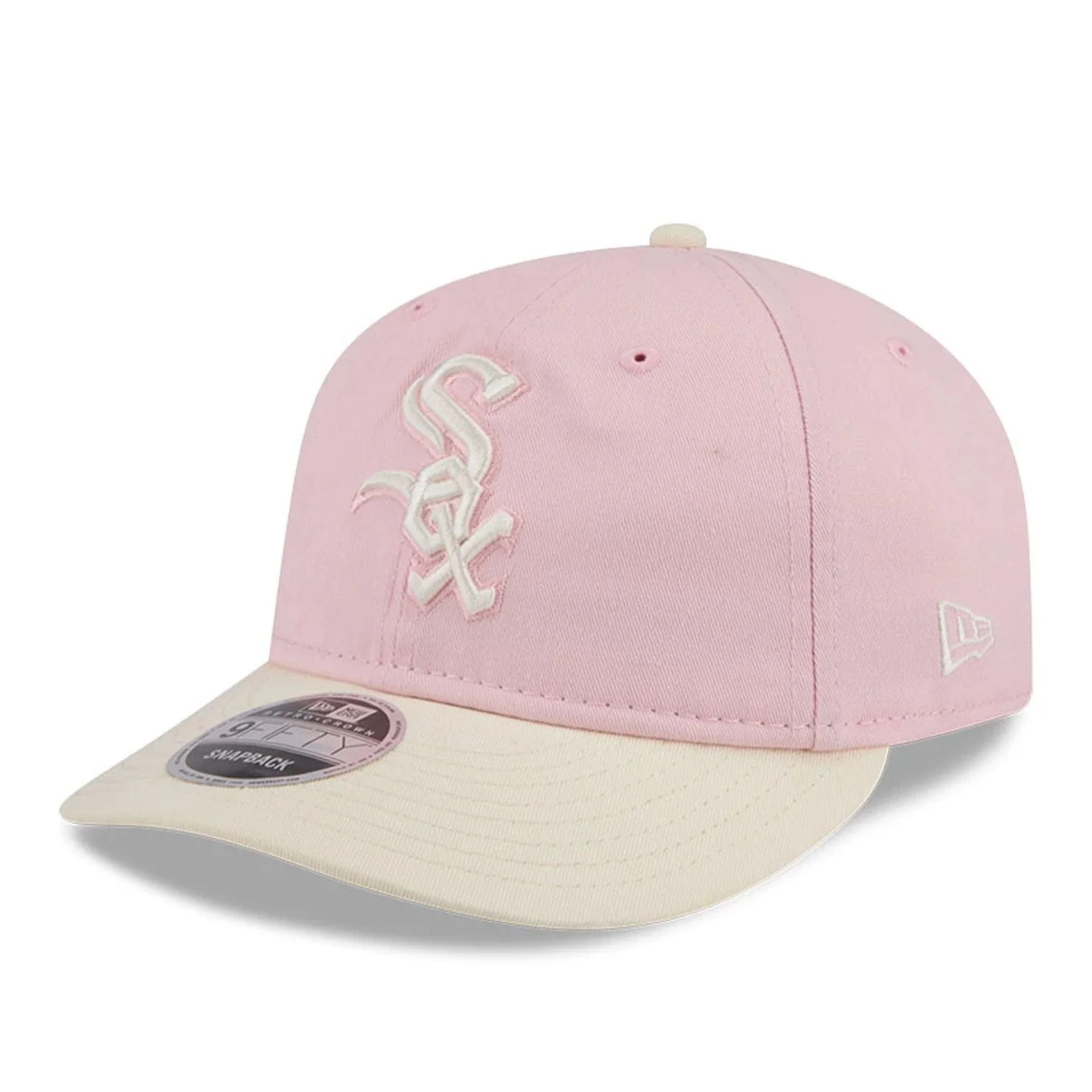 Chicago White Sox MLB Washed Tie Dye Pastel Pink 9FIFTY Snapback Adjustable Cap - Image 3