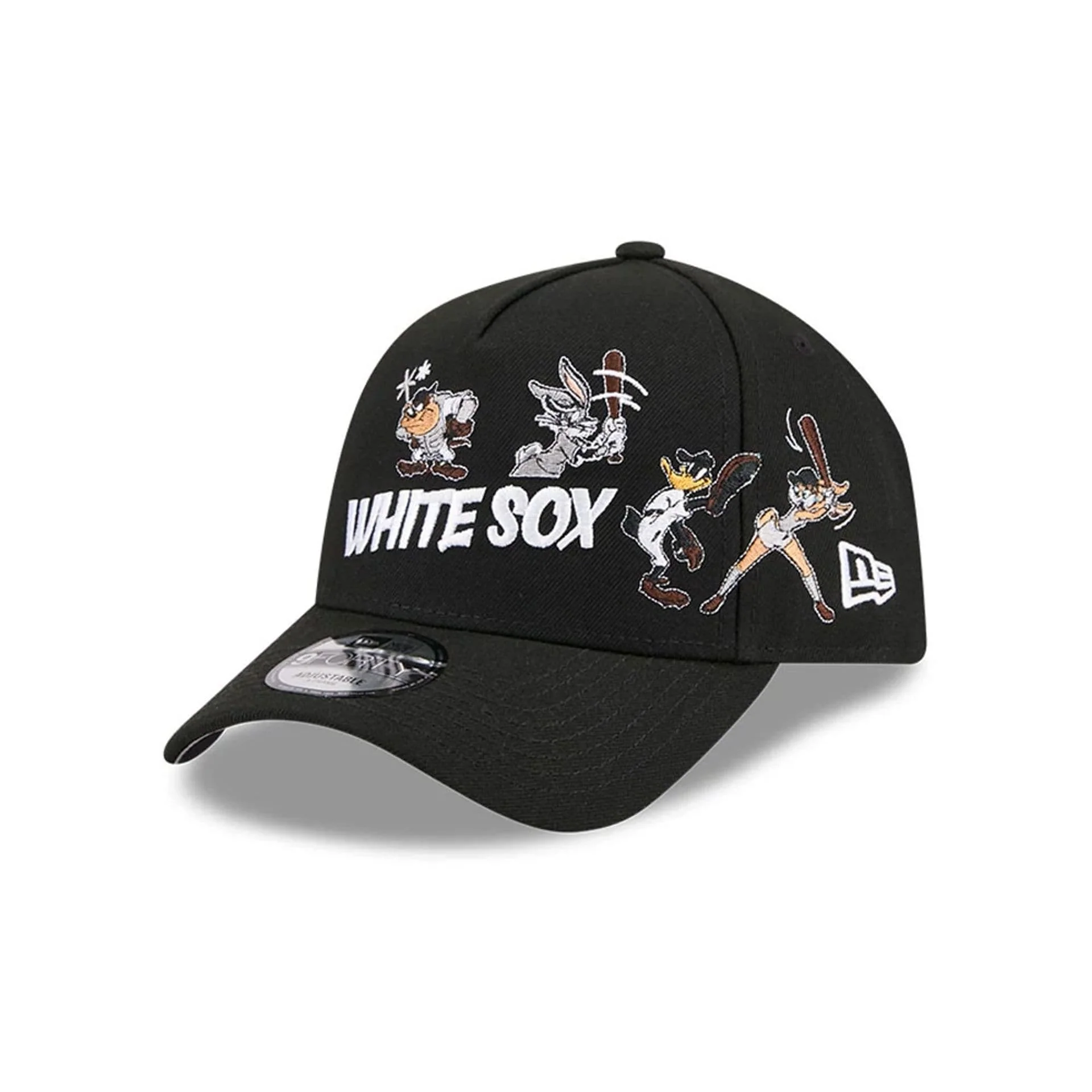 Chicago White Sox MLB X Looney Tunes Black 9FORTY A-Frame Adjustable Cap - Image 4