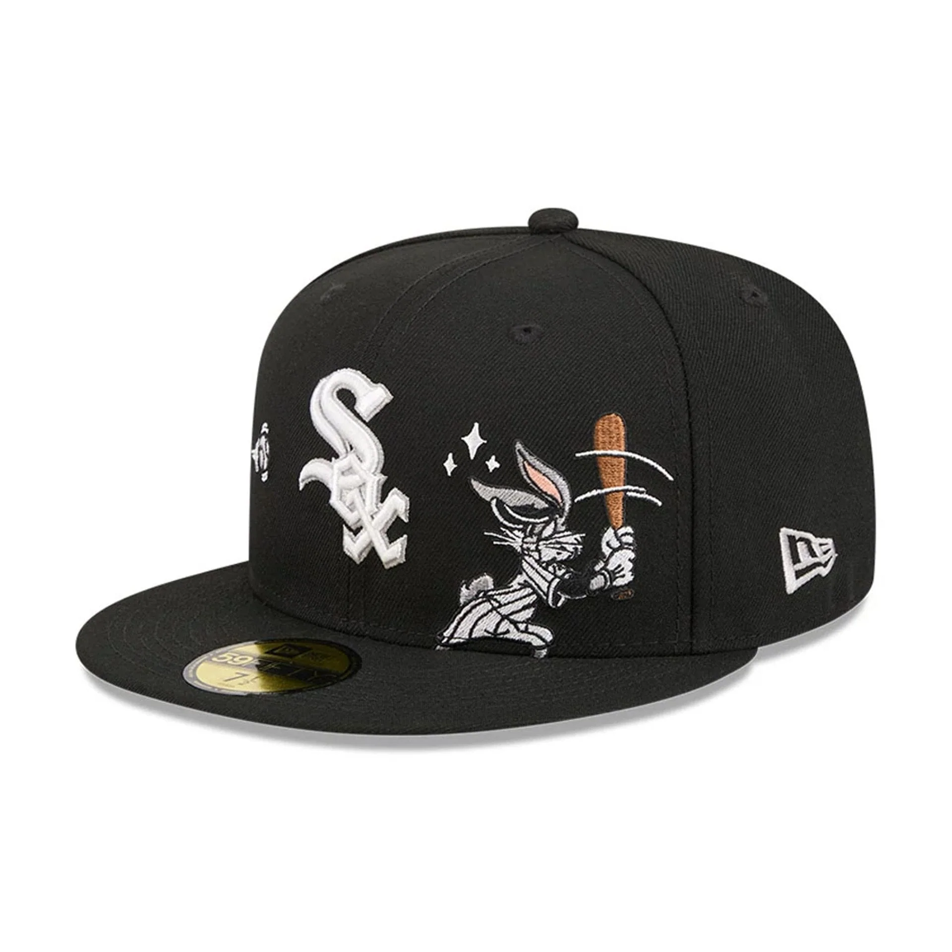 Chicago White Sox MLB X Looney Tunes Bugs Bunny Black 59FIFTY Fitted Cap - Image 5