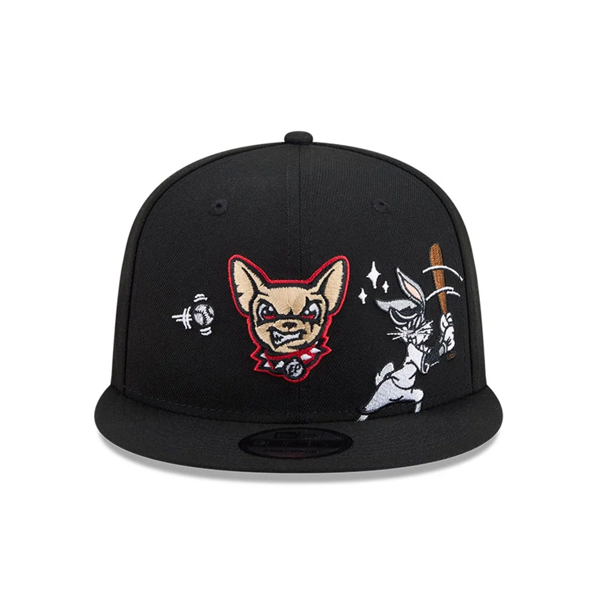 Chihuahuas MiLB X Looney Tunes Bugs Bunny Black 9FIFTY Snapback Adjustable Cap - Image 3