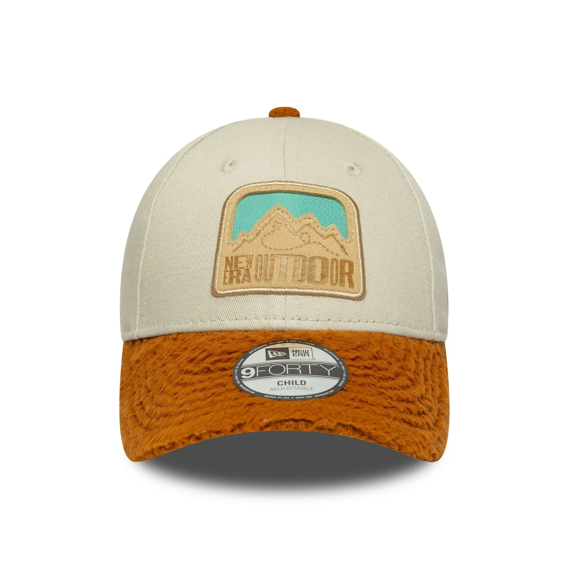 Child New Era Outdoor Cream 9FORTY Adjustable Cap - Image 3
