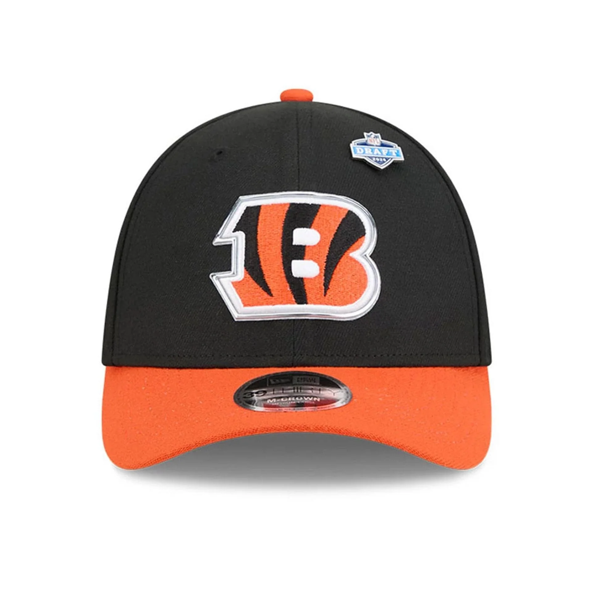 Cincinnati Bengals NFL Draft 2026 Black 39THIRTY M-Crown Stretch Fit Cap - Image 3