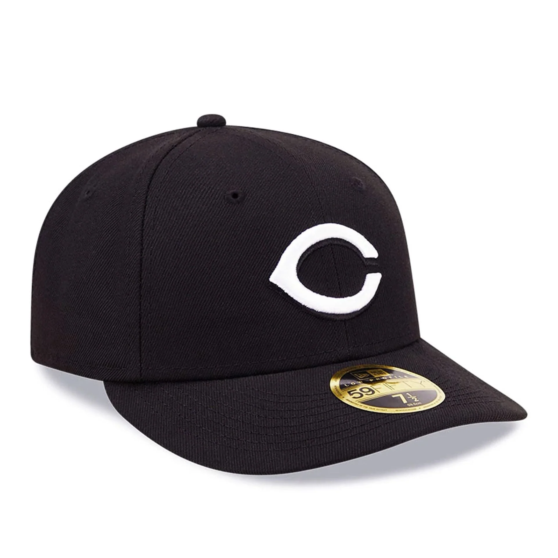Cincinnati Reds MLB Black Low Profile 59FIFTY Fitted Cap - Image 4