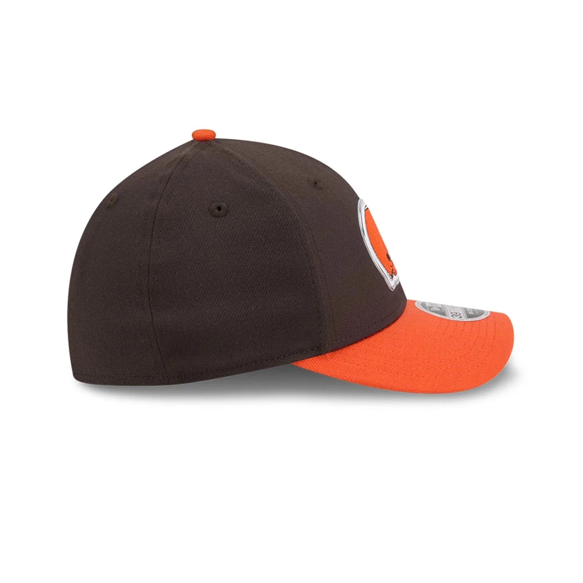 Cleveland Browns NFL Draft 2026 Dark Brown 39THIRTY M-Crown Stretch Fit Cap - Image 7
