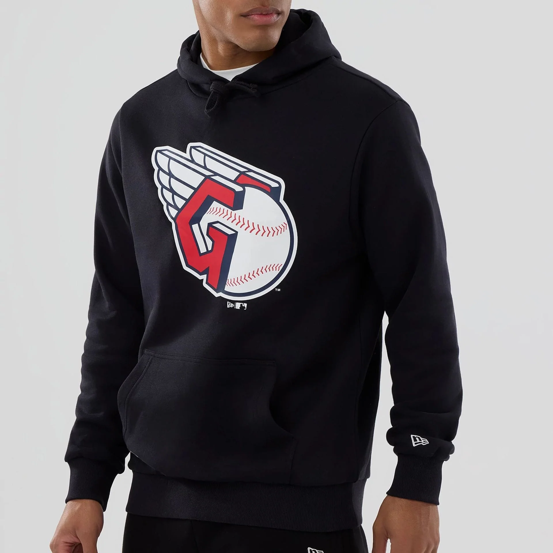 Cleveland Guardians MLB Navy Pullover Hoodie - Image 3