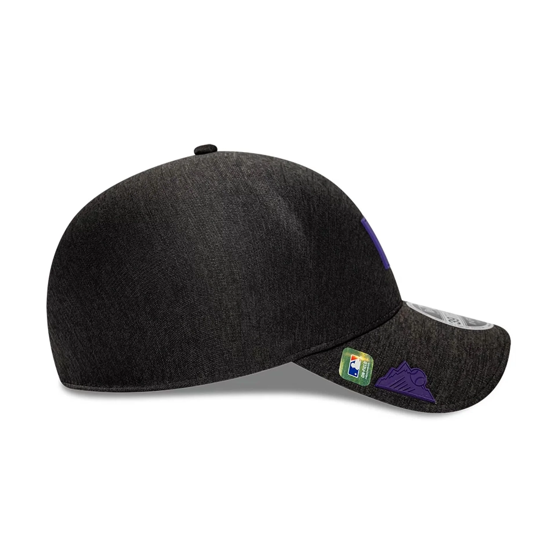 Colorado Rockies MLB Clubhouse Black 39THIRTY Infinity Stretch Fit Cap - Image 6