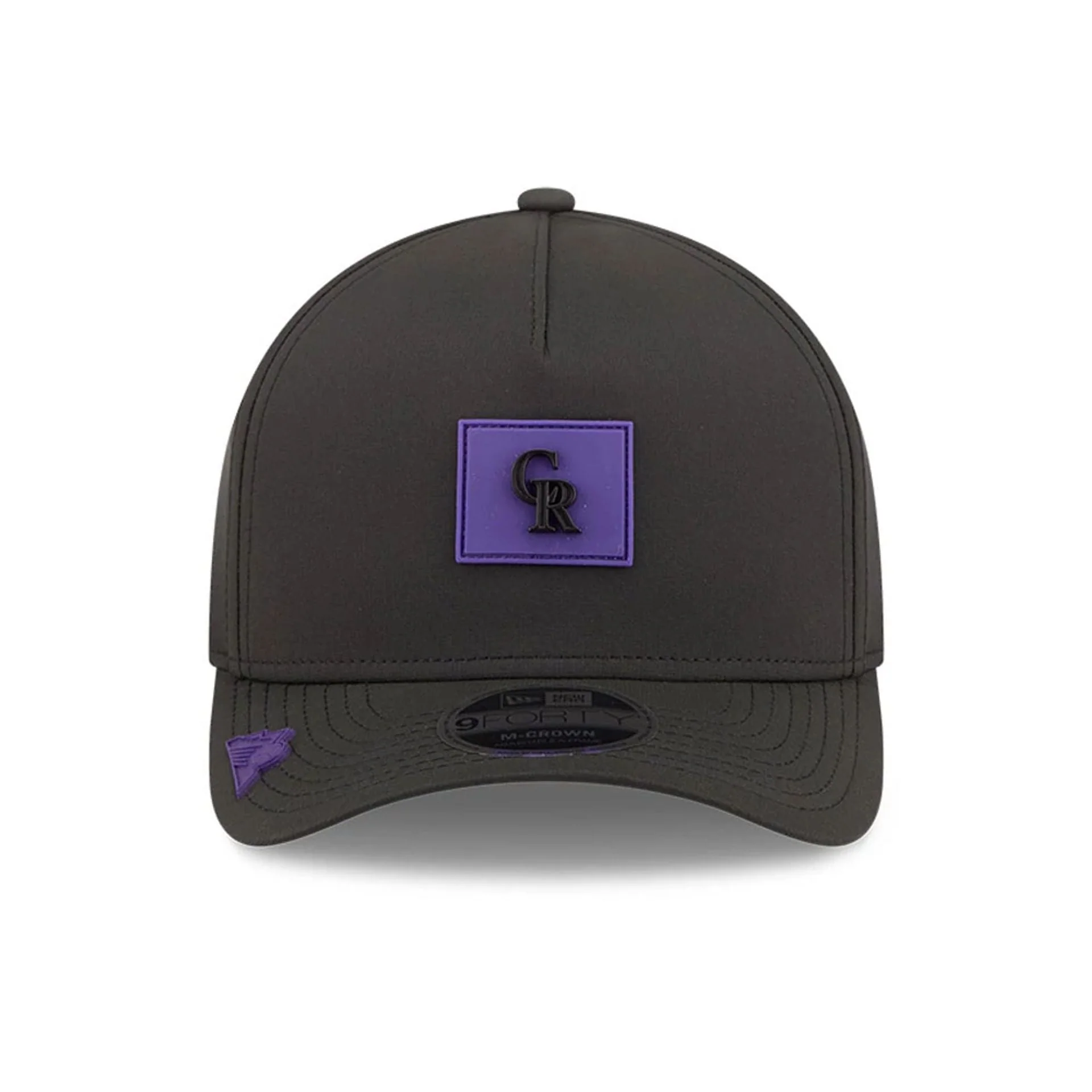 Colorado Rockies MLB Clubhouse Black 9FORTY M-Crown A-Frame Adjustable Cap - Image 2