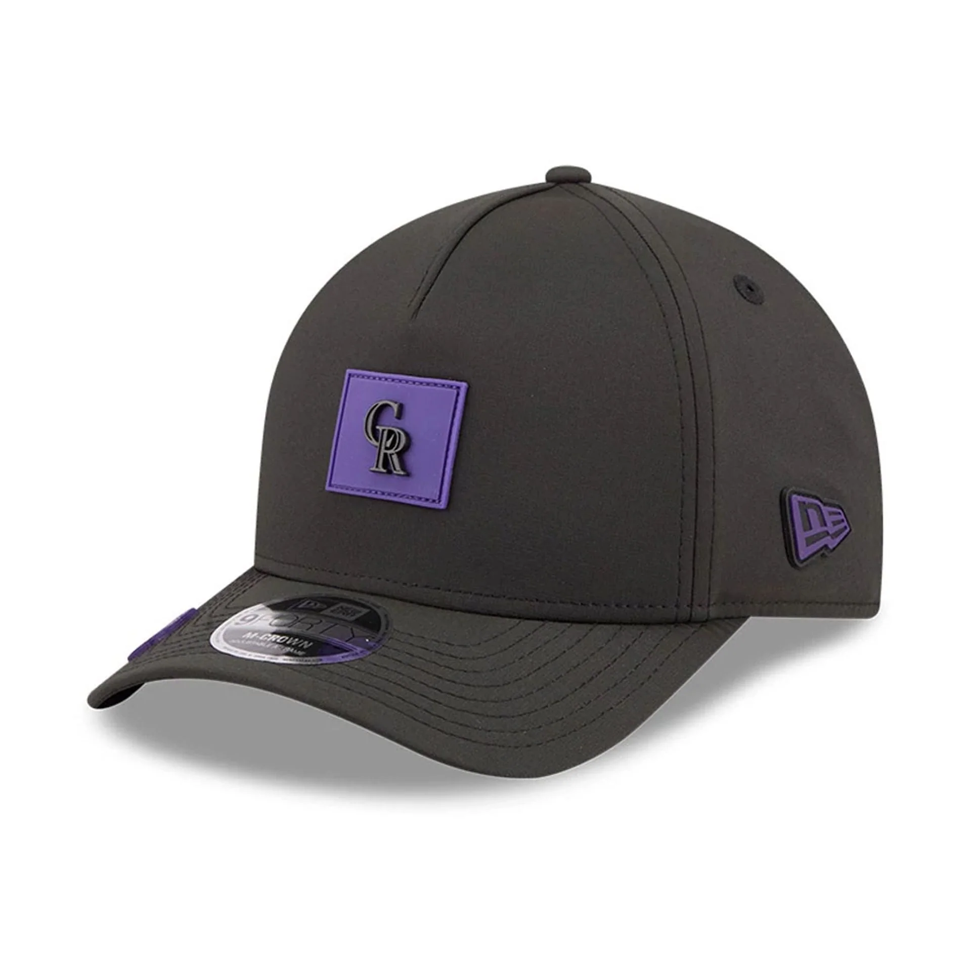 Colorado Rockies MLB Clubhouse Black 9FORTY M-Crown A-Frame Adjustable Cap - Image 3