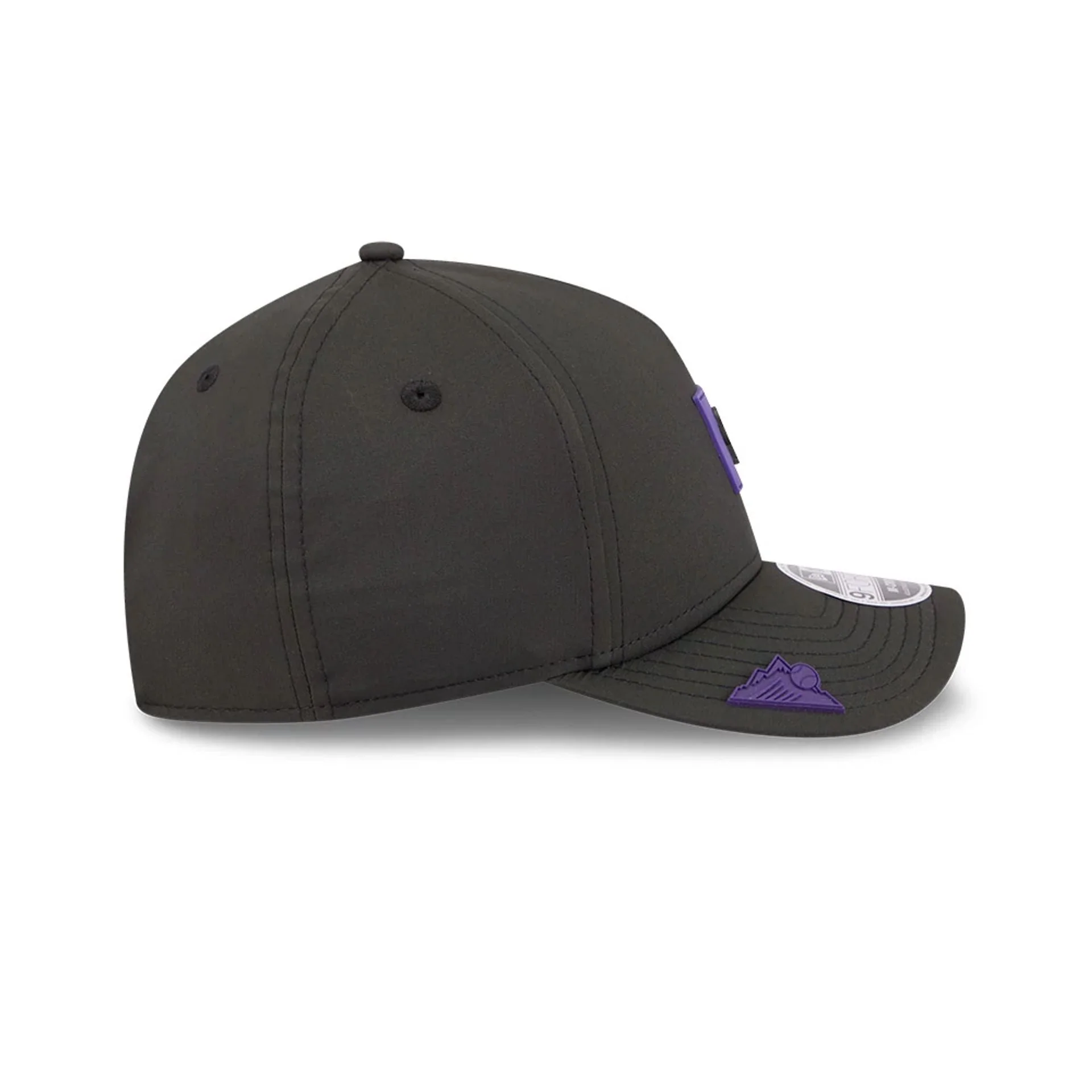 Colorado Rockies MLB Clubhouse Black 9FORTY M-Crown A-Frame Adjustable Cap - Image 5