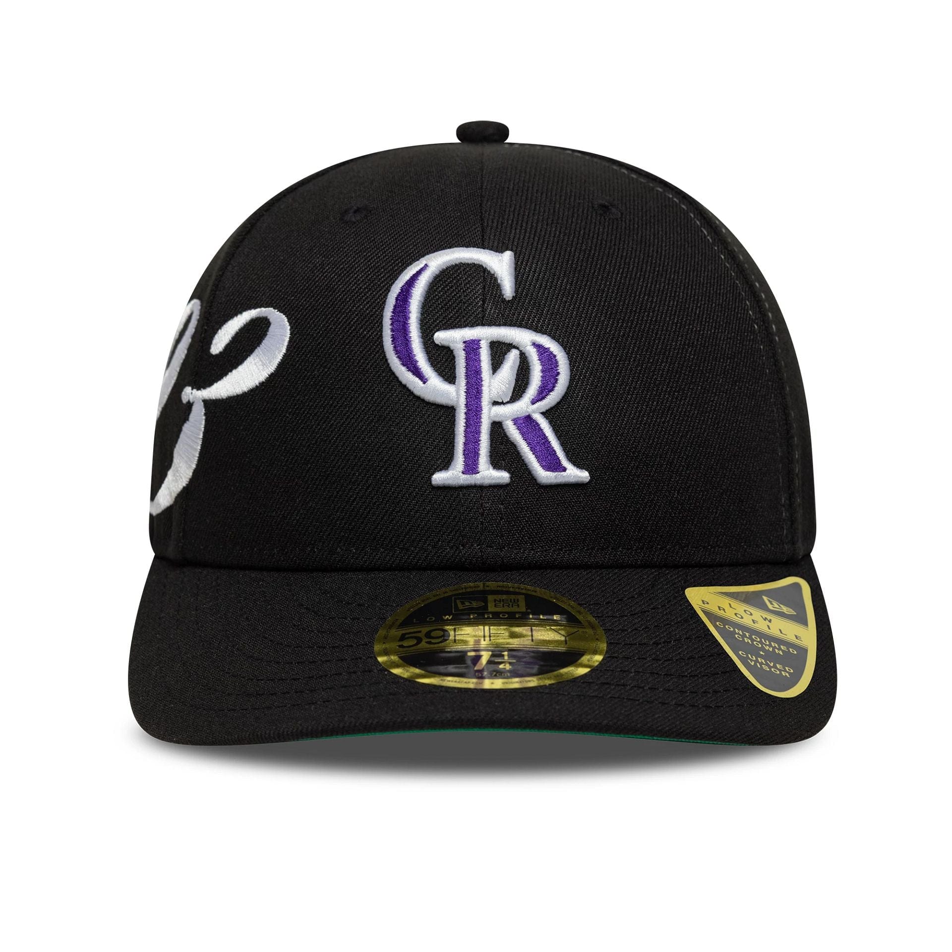 Colorado Rockies MLB Est Script Black Low Profile 59FIFTY Fitted Cap - Image 3