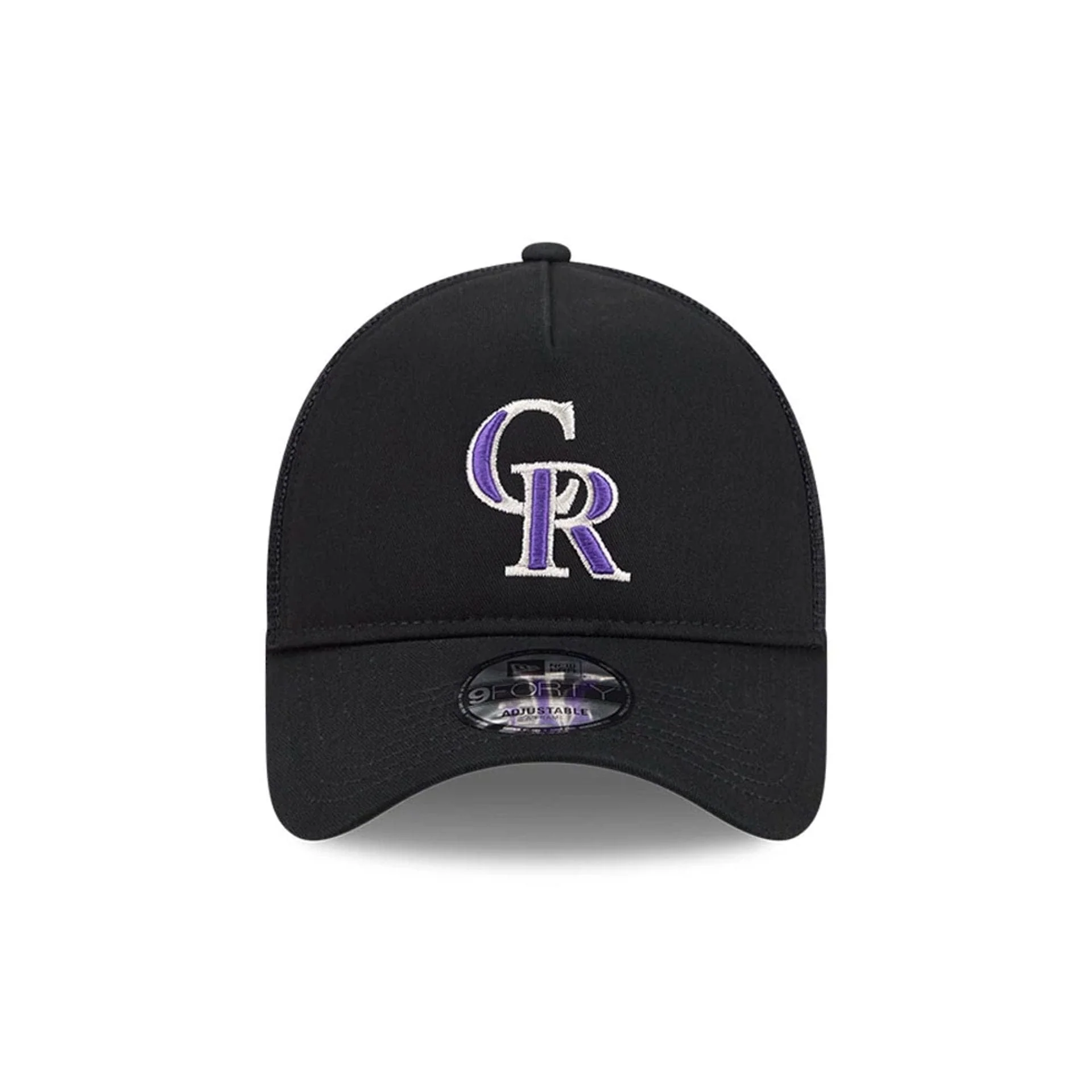 Colorado Rockies MLB Evergreen Black 9FORTY A-Frame Adjustable Cap - Image 2