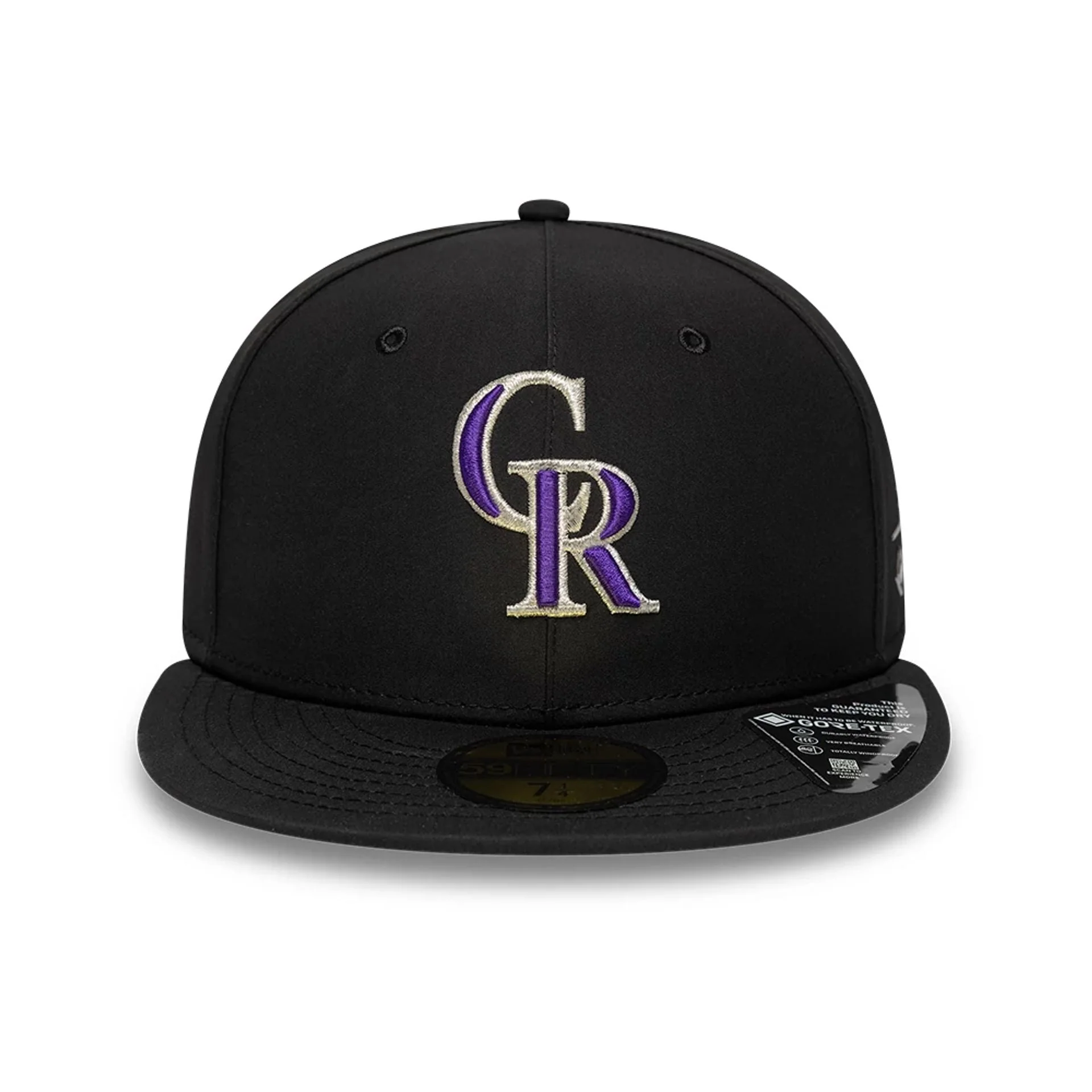 Colorado Rockies MLB Gore-Tex Black 59FIFTY Fitted Cap - Image 3