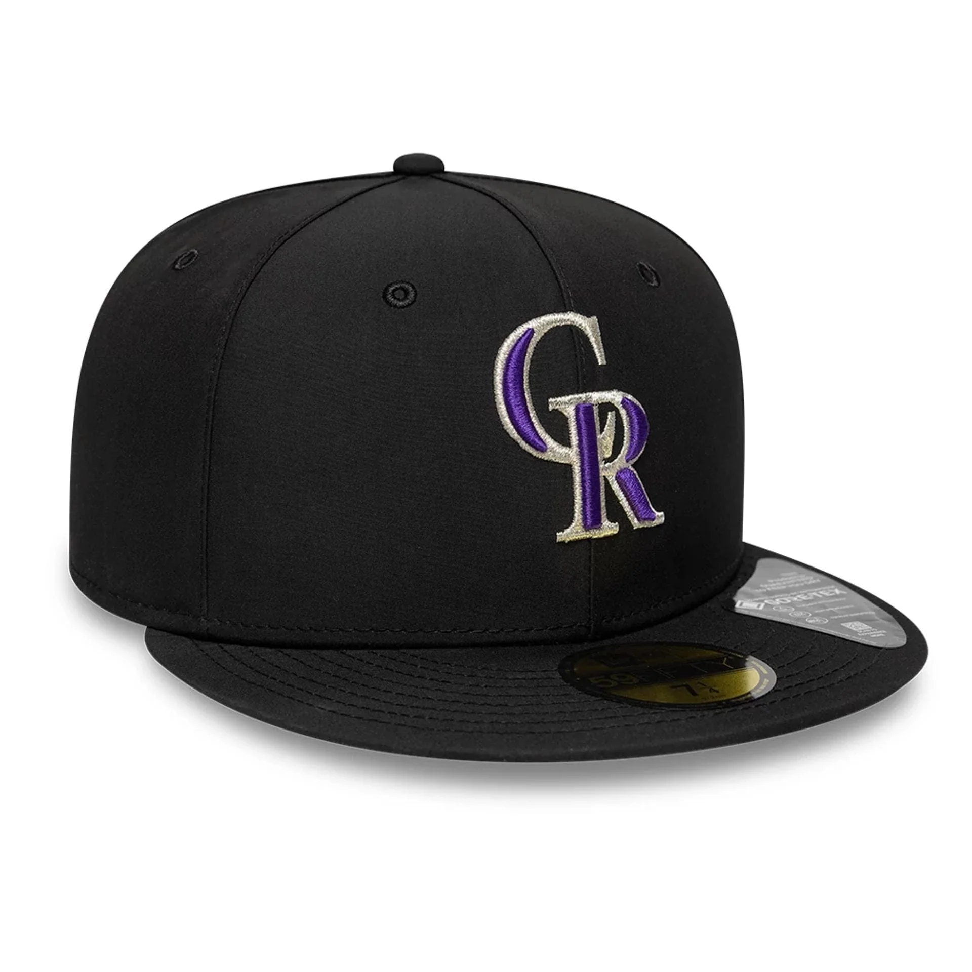 Colorado Rockies MLB Gore-Tex Black 59FIFTY Fitted Cap - Image 4