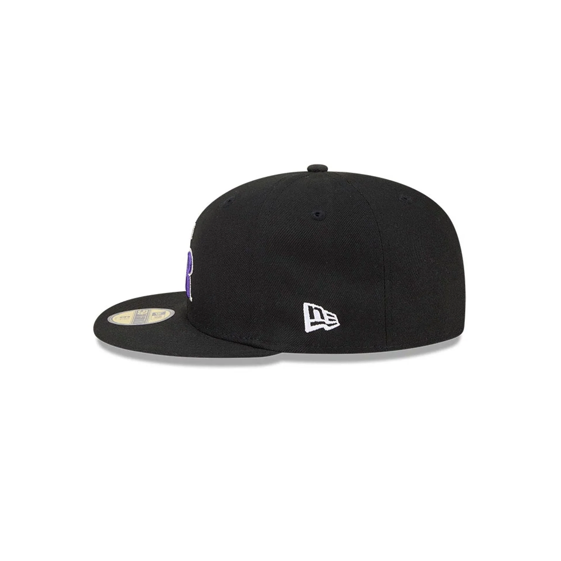 Colorado Rockies MLB Hidden Hit Black 59FIFTY Fitted Cap - Image 6