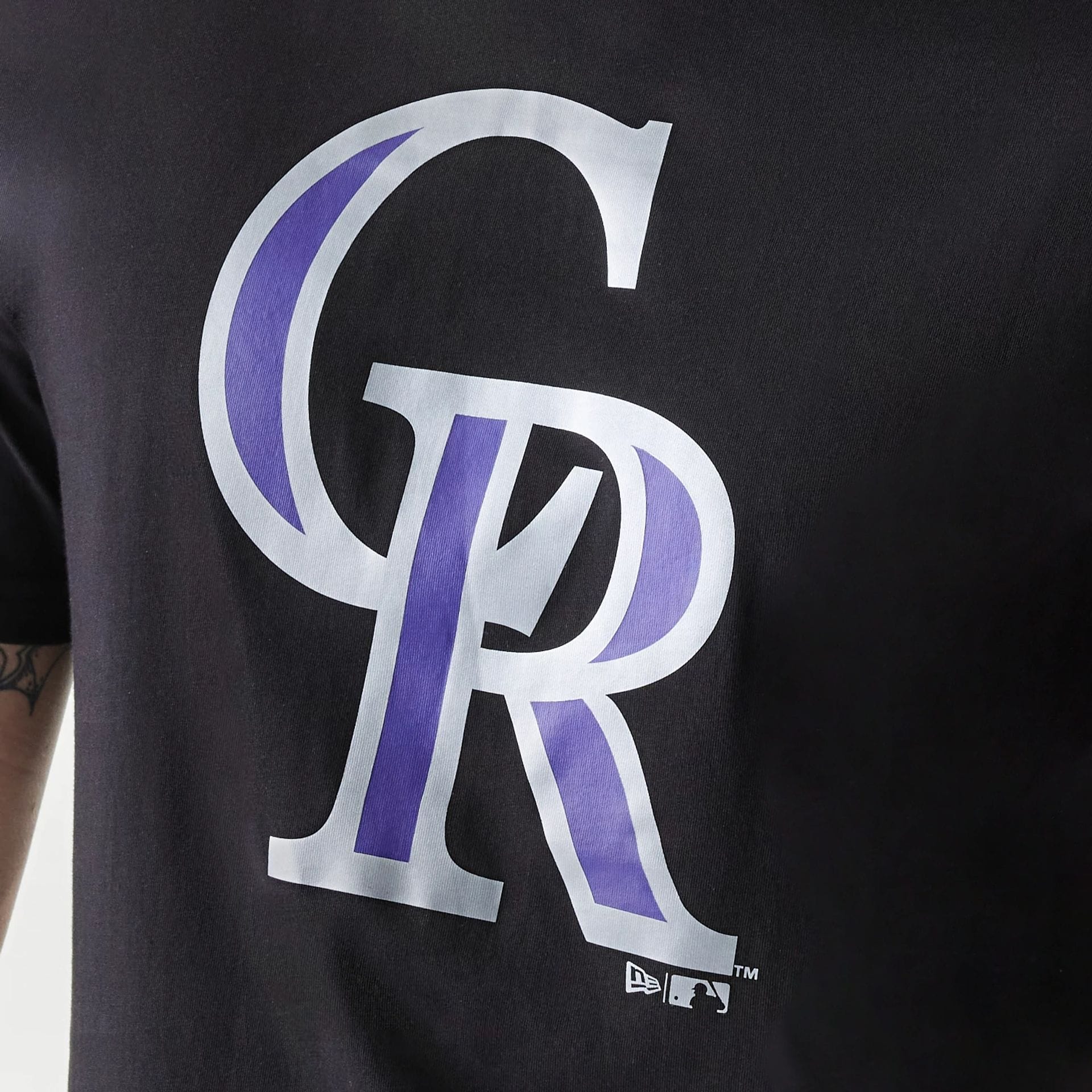 Colorado Rockies MLB Regular Black T-Shirt - Image 3