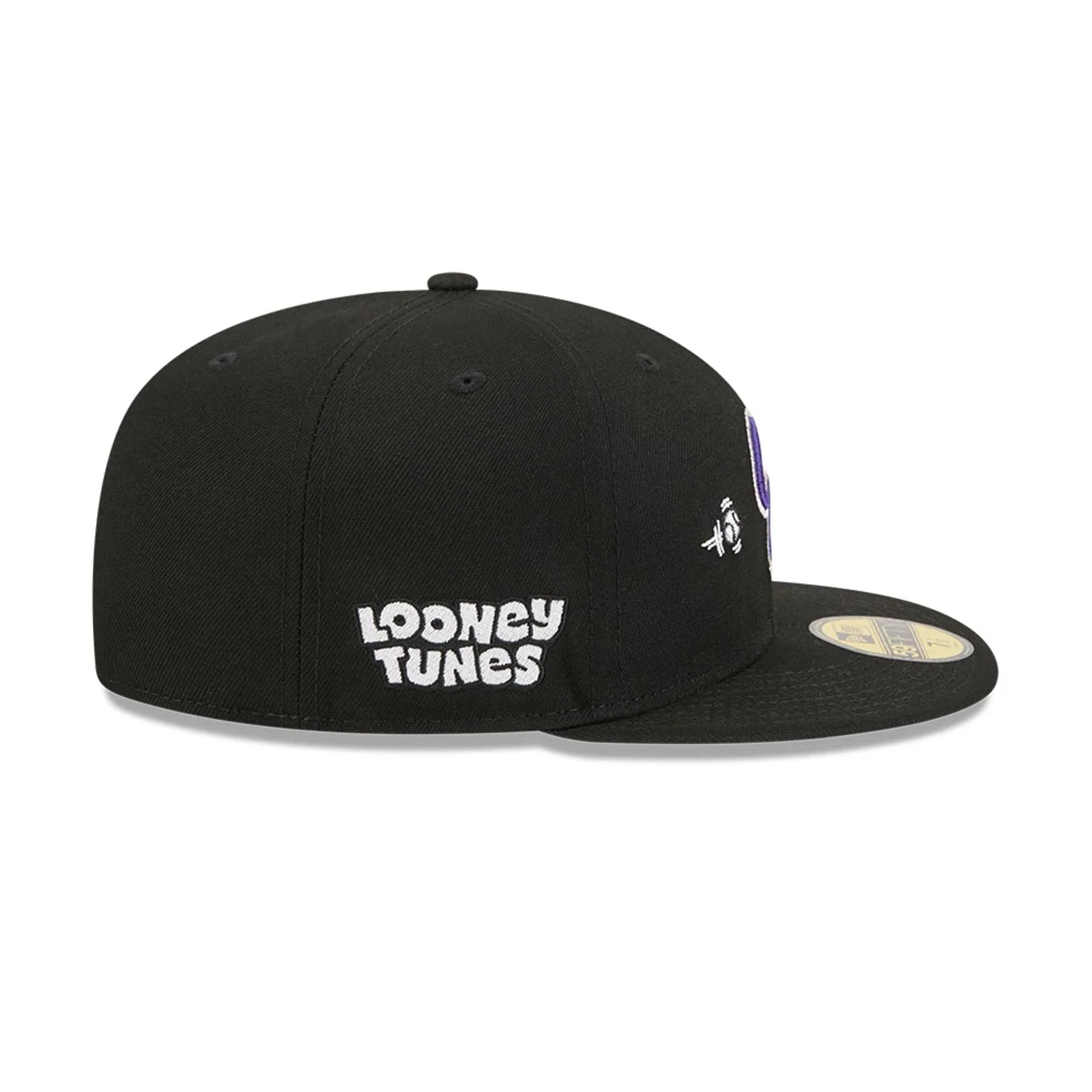 Colorado Rockies MLB X Looney Tunes Bugs Bunny Black 59FIFTY Fitted Cap - Image 7