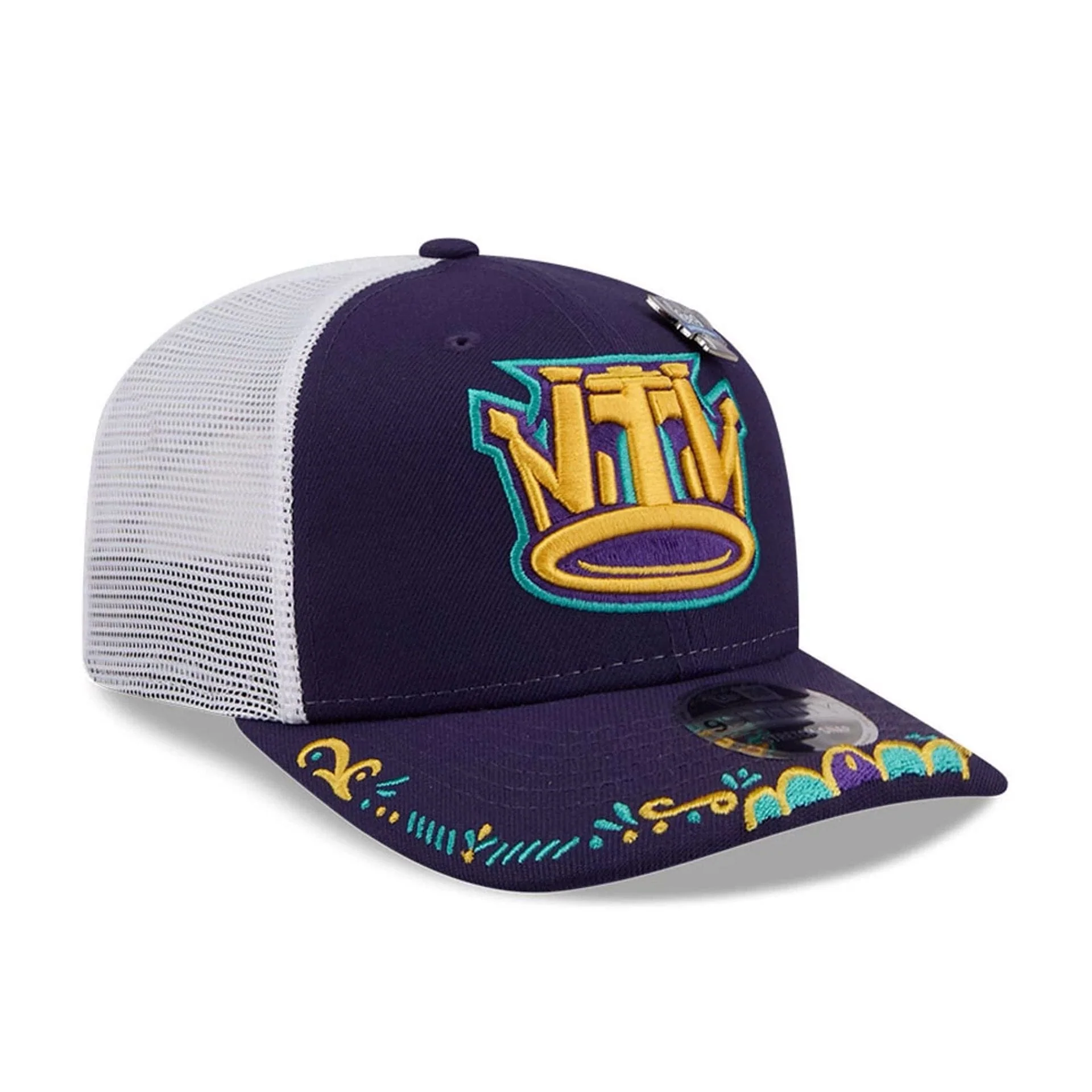 Cyclones MiLB La Copa 2026 Purple 9SEVENTY Stretch Snap Adjustable Cap - Image 4