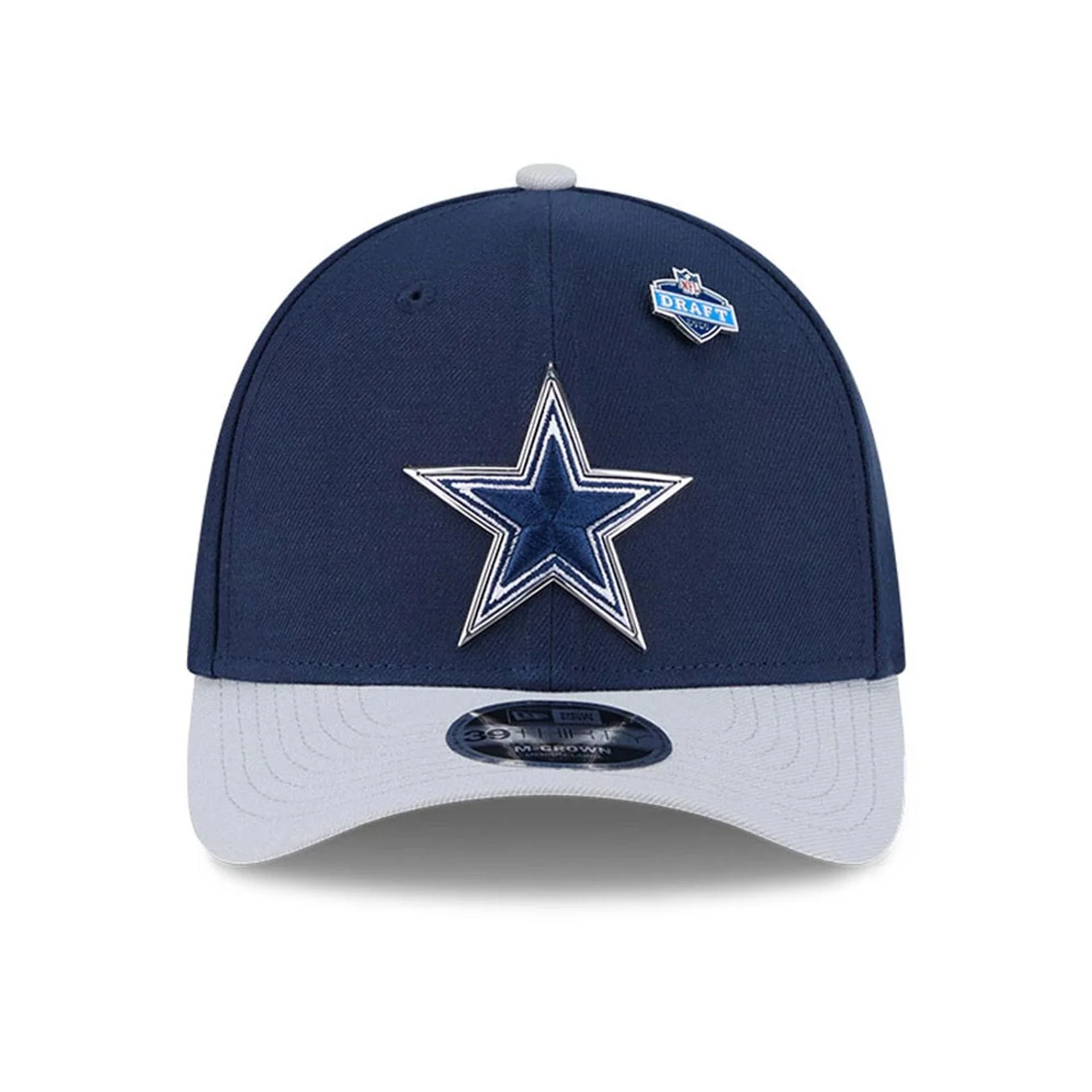Dallas Cowboys NFL Draft 2026 Dark Blue 39THIRTY M-Crown Stretch Fit Cap - Image 3