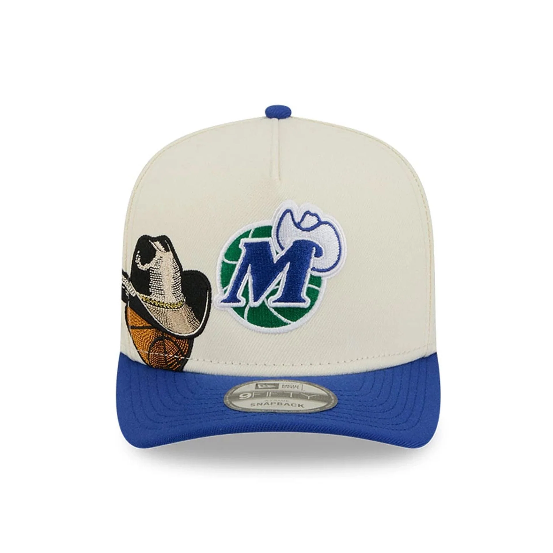 Dallas Mavericks NBA Blue 9FIFTY A-Frame Snapback Adjustable Cap - Image 3