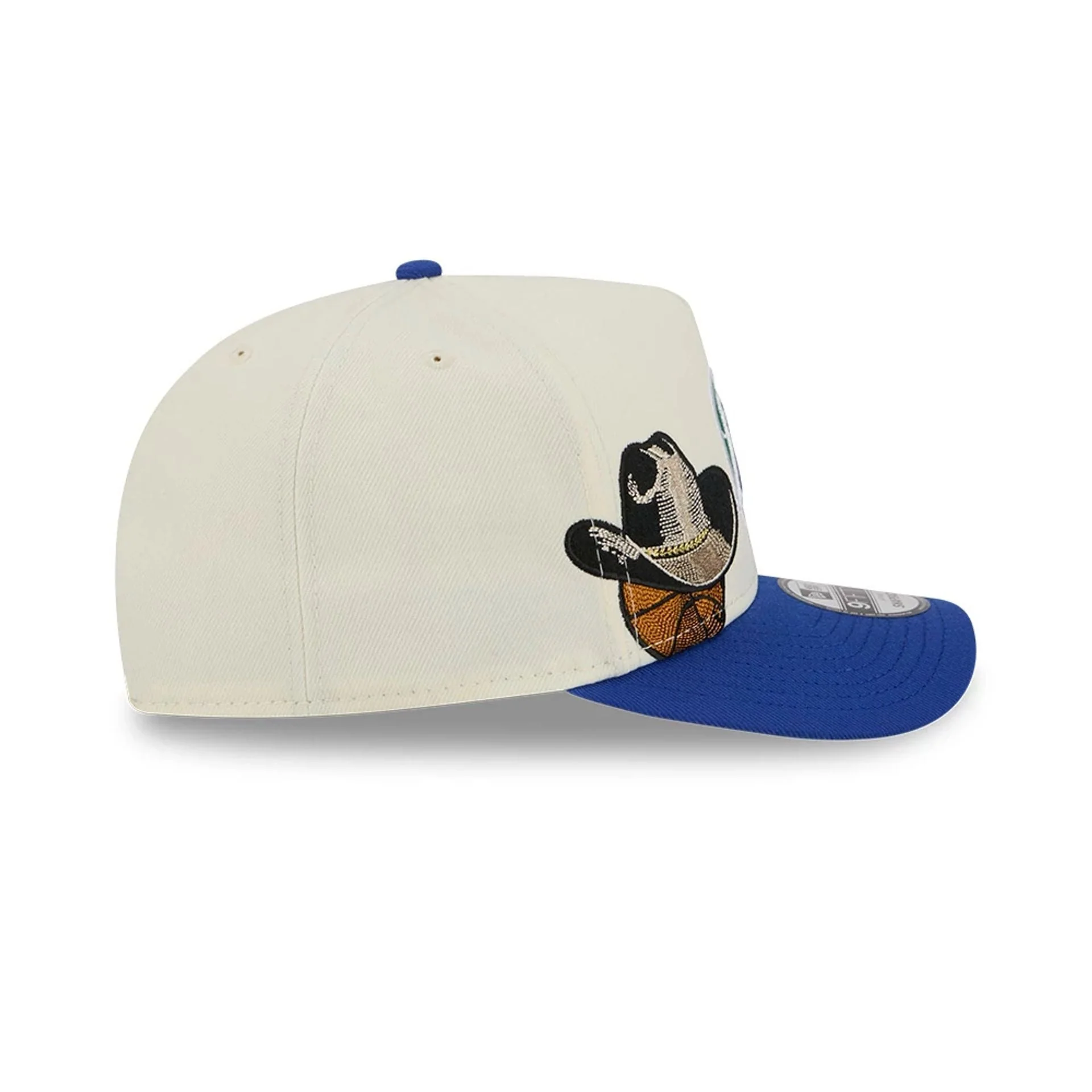 Dallas Mavericks NBA Blue 9FIFTY A-Frame Snapback Adjustable Cap - Image 5