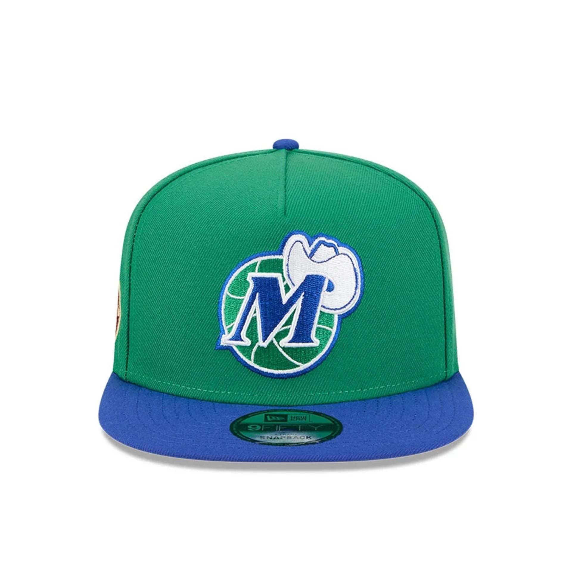 Dallas Mavericks NBA Classic Green 9FIFTY A-Frame Snapback Adjustable Cap - Image 4