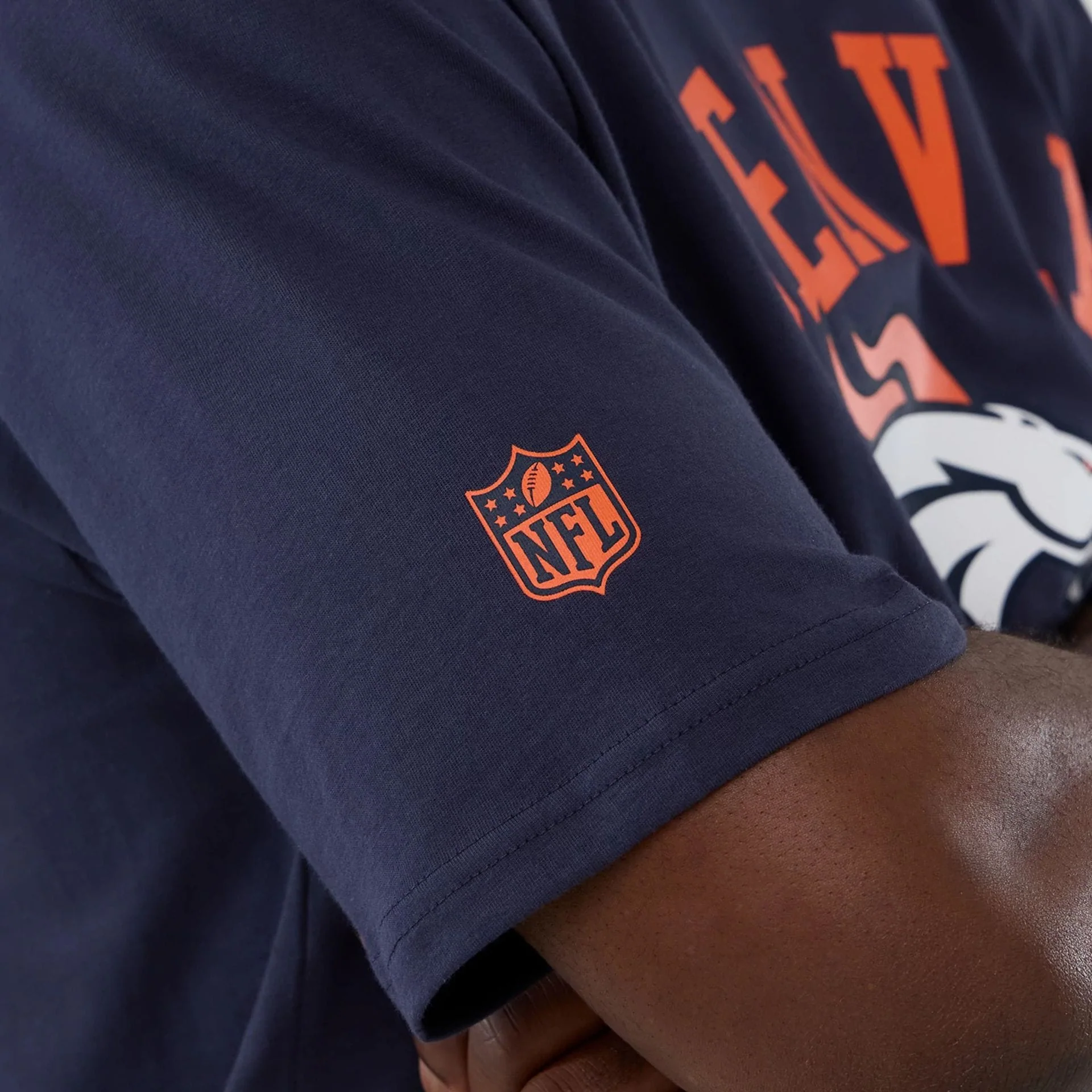 Denver Broncos NFL International Series Games 2025 Navy Oversized T-Shirt - Image 5