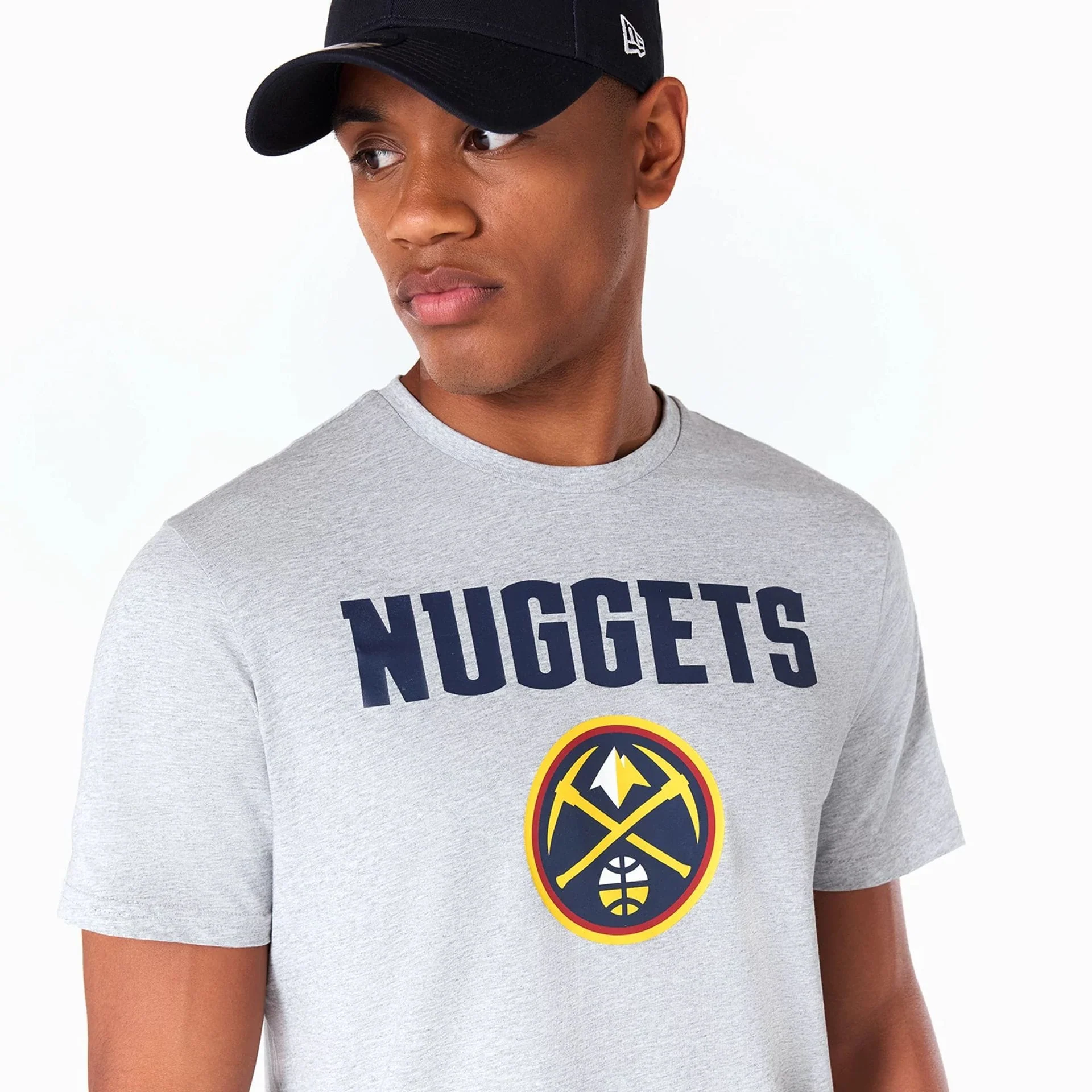 Denver Nuggets NBA Grey T-Shirt - Image 5