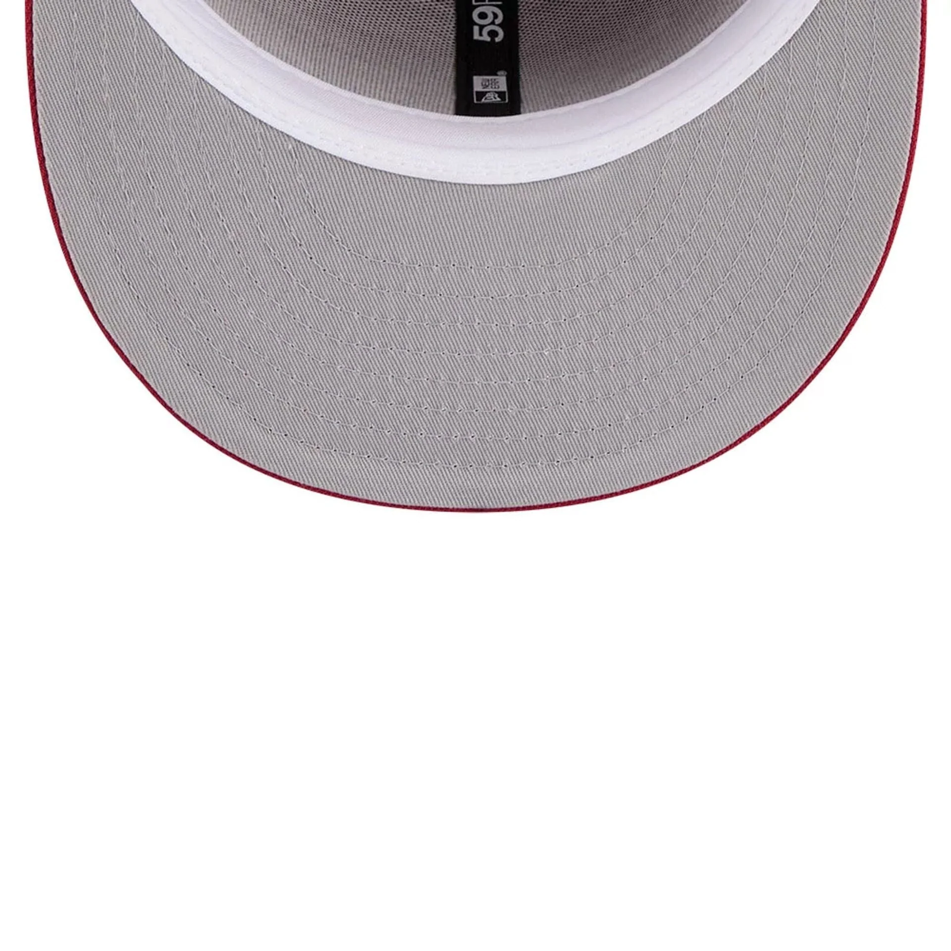 Denver Nuggets NBA Hardwood Classic Dark Red 59FIFTY Fitted Cap - Image 2