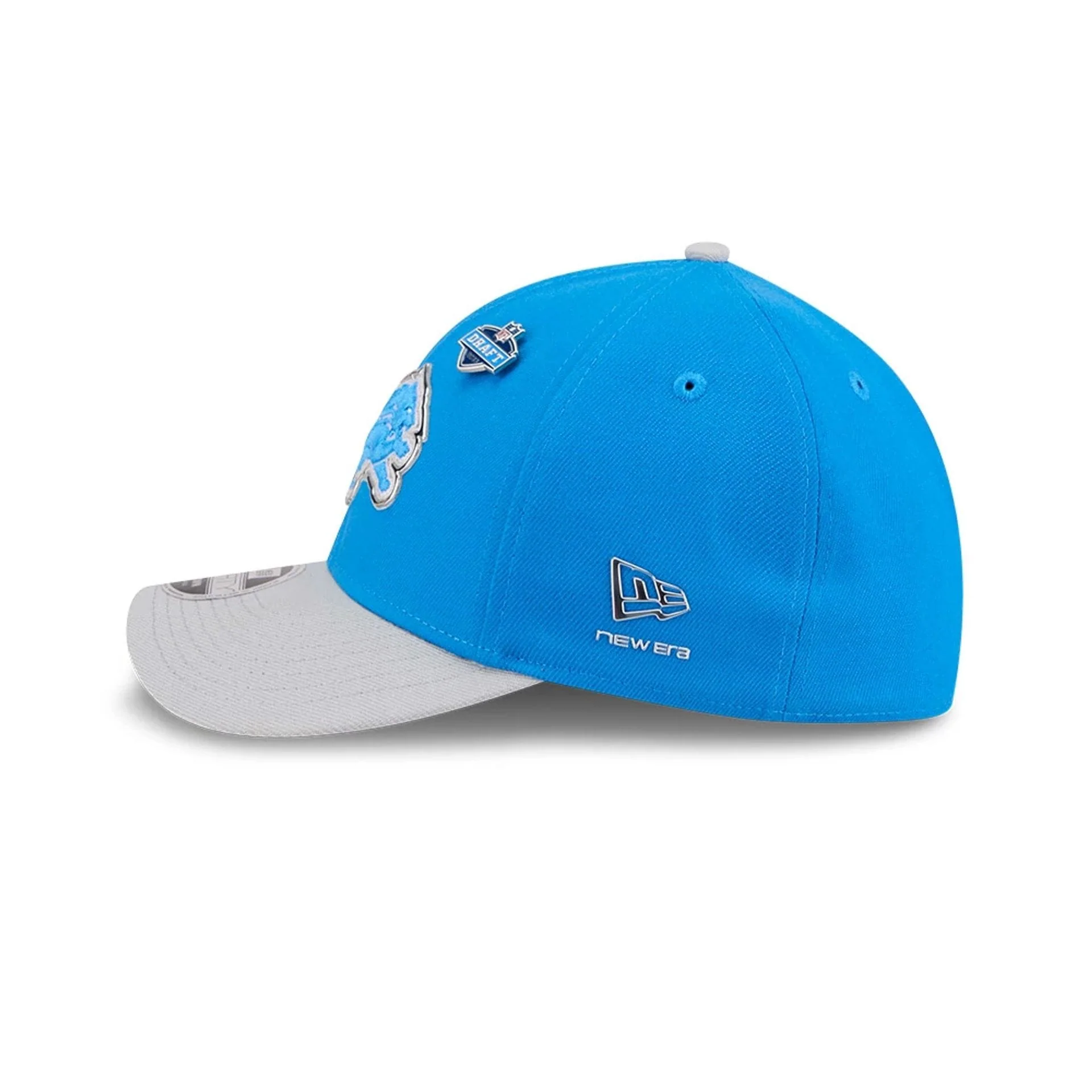 Detroit Lions NFL Draft 2026 Blue 39THIRTY M-Crown Stretch Fit Cap - Image 6
