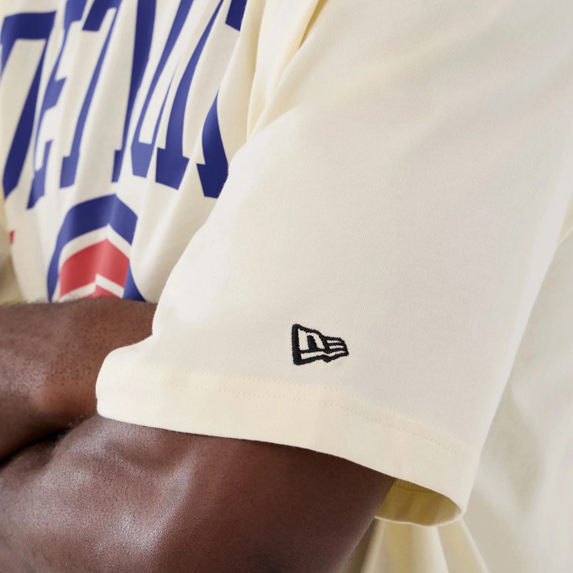 Detroit Pistons NBA Hardwood Classic Cream T-Shirt - Image 4