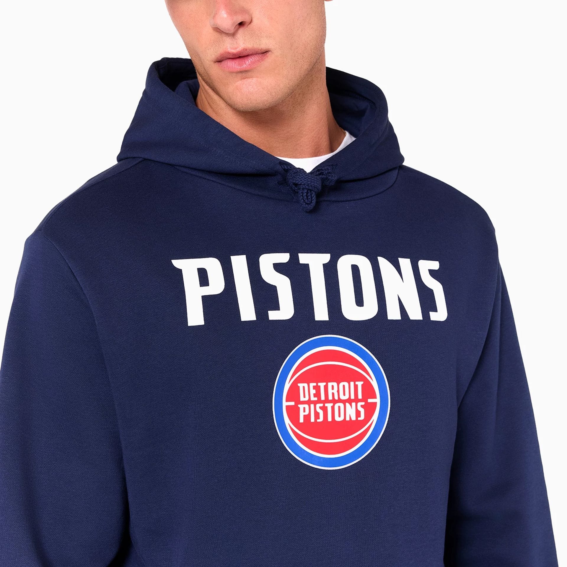 Detroit Pistons NBA Navy Pullover Hoodie - Image 6