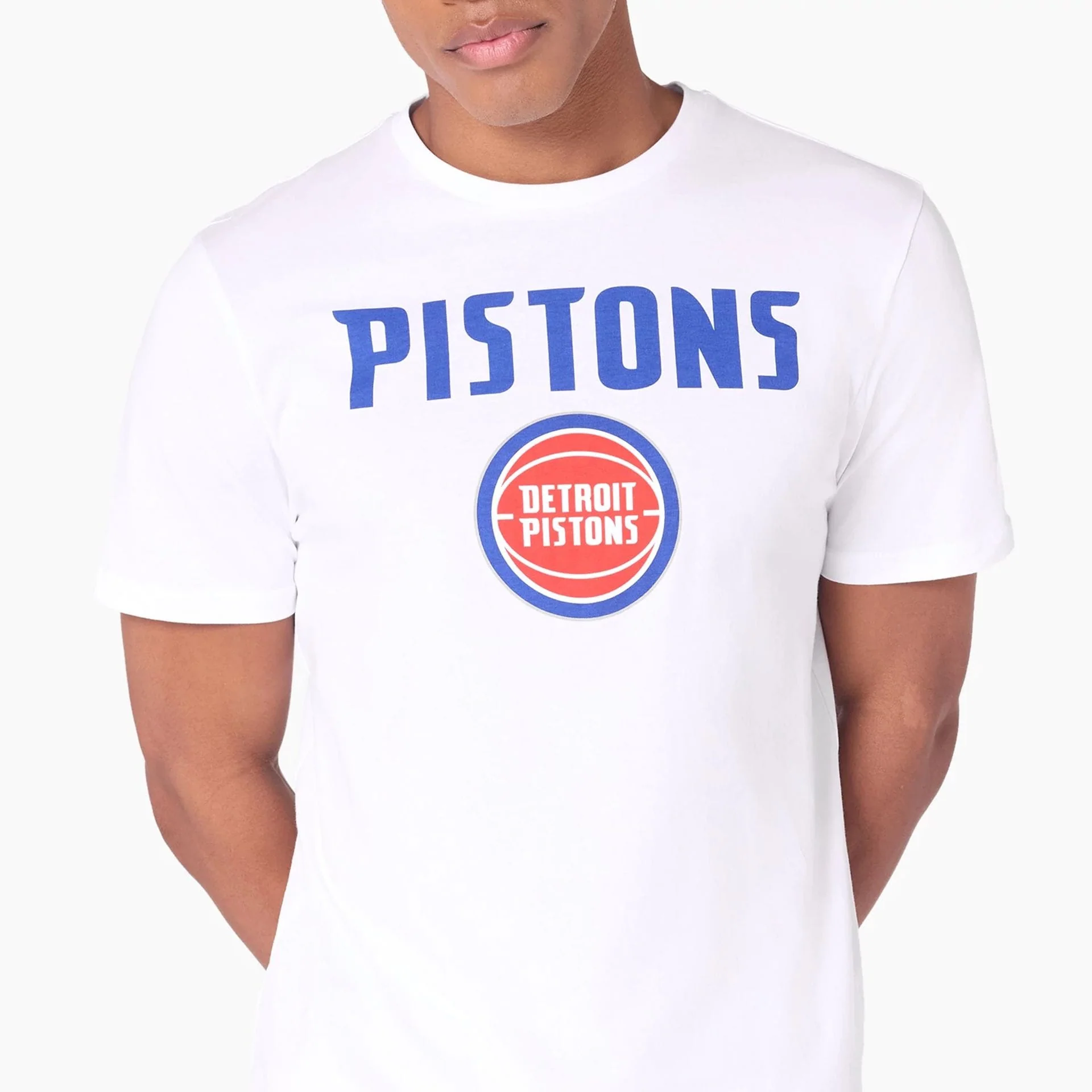 Detroit Pistons NBA White T-Shirt - Image 2