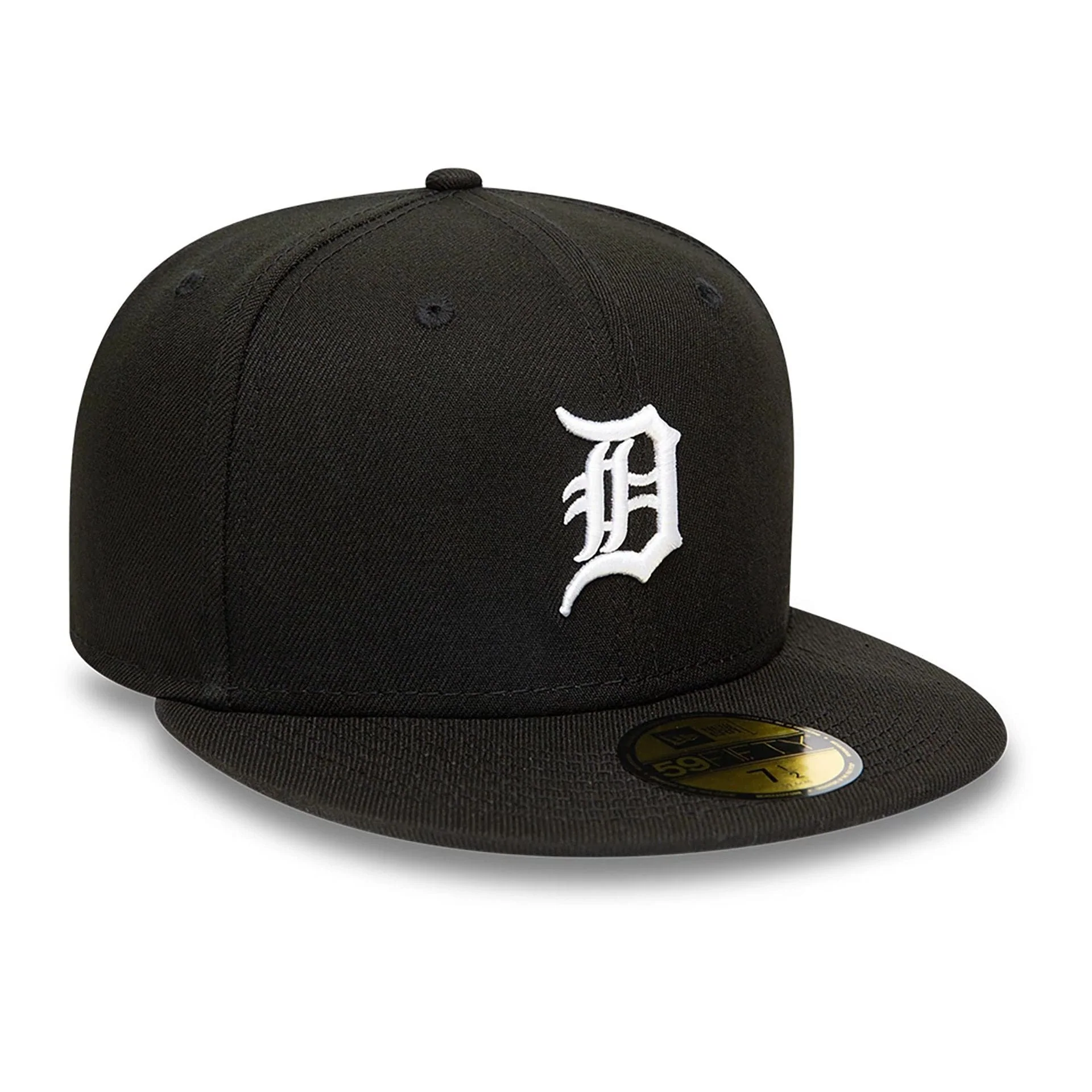 Detroit Tigers MLB Black and White 59FIFTY Fitted Cap - Image 5