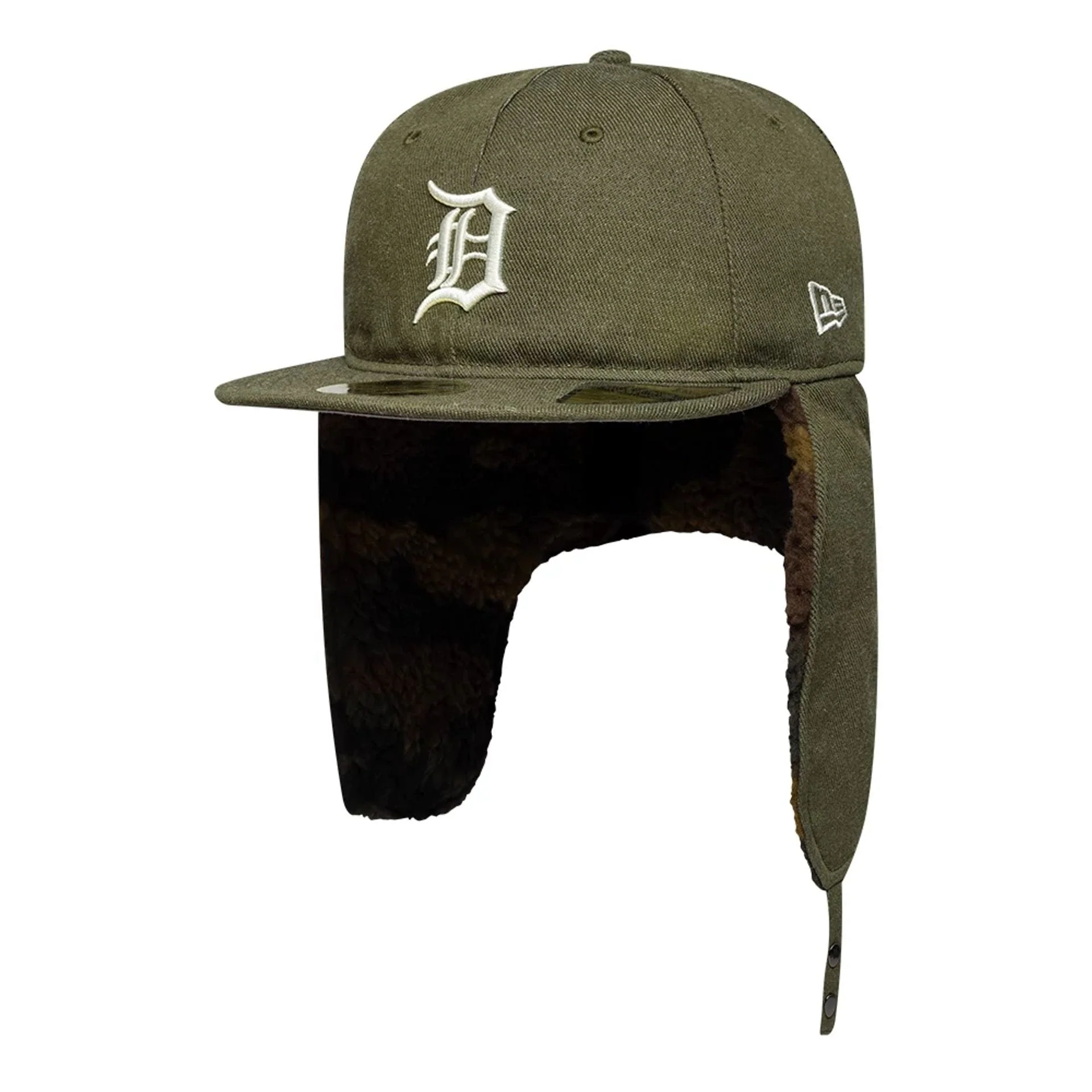 Detroit Tigers MLB Camo Open Green Retro Crown 59FIFTY Fitted Cap - Image 2