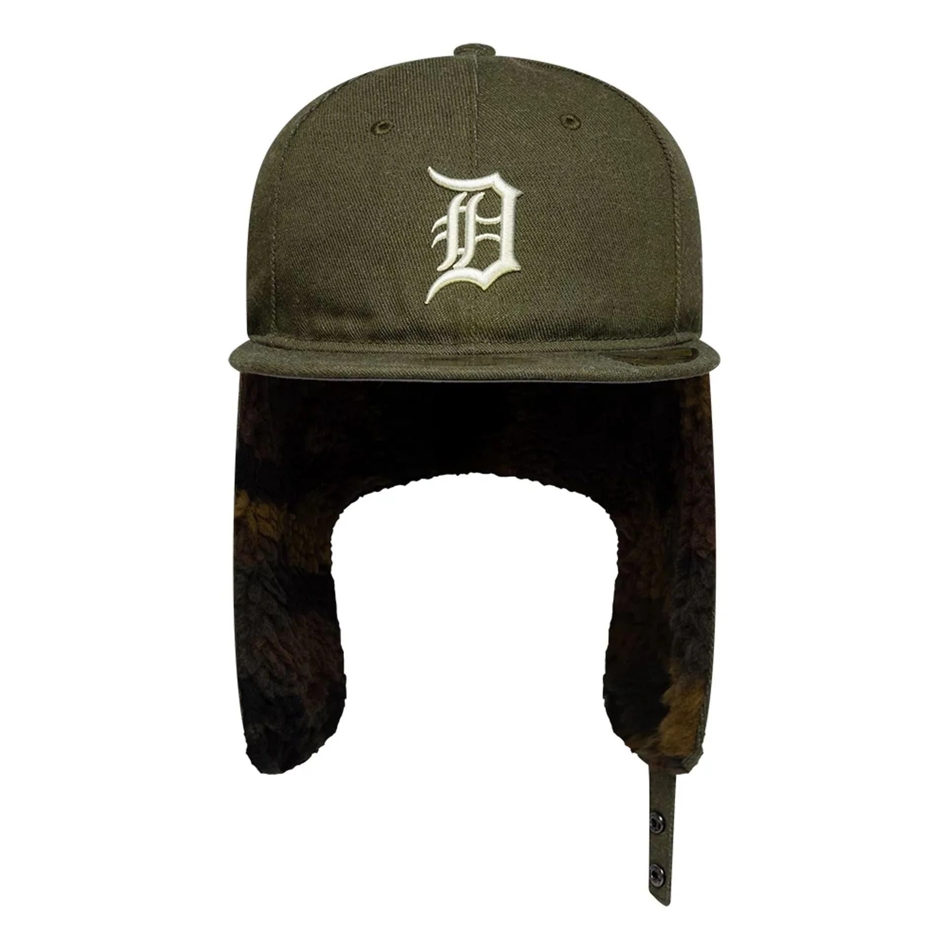 Detroit Tigers MLB Camo Open Green Retro Crown 59FIFTY Fitted Cap - Image 7