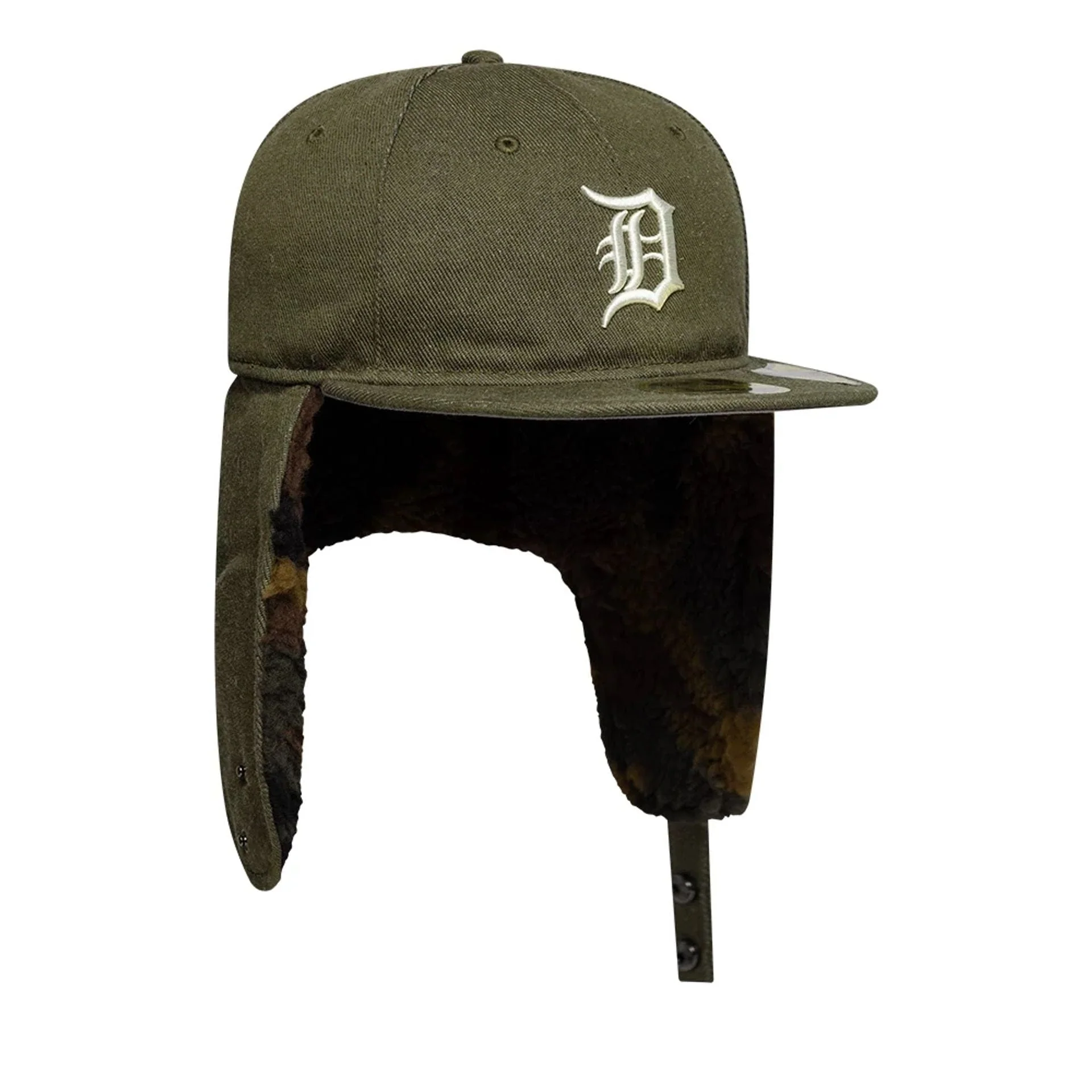 Detroit Tigers MLB Camo Open Green Retro Crown 59FIFTY Fitted Cap - Image 8