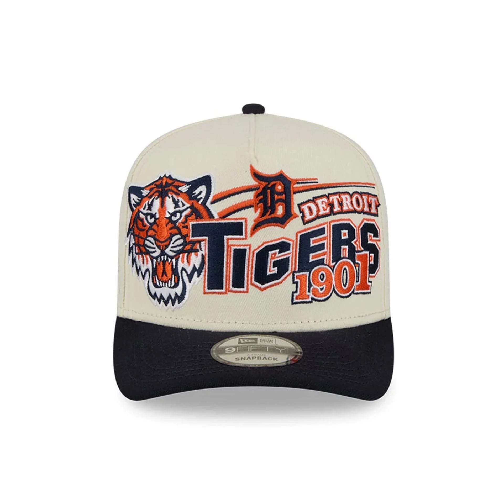 Detroit Tigers MLB Classic White 9FIFTY A-Frame Snapback Adjustable Cap - Image 3