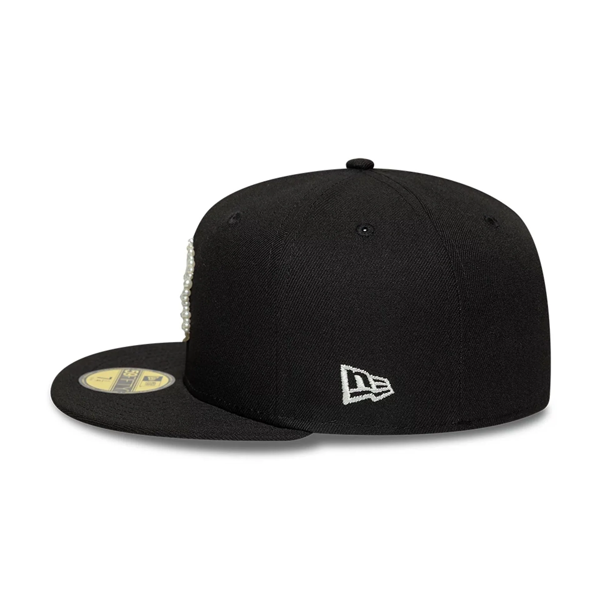 Detroit Tigers MLB Faux Pearl Black 59FIFTY Fitted Cap - Image 6
